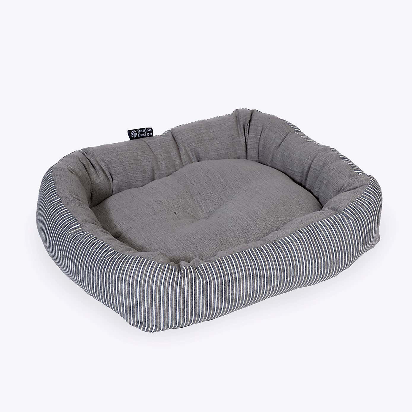 Danish Design Rustic Stripes Snuggle Dog Bed
