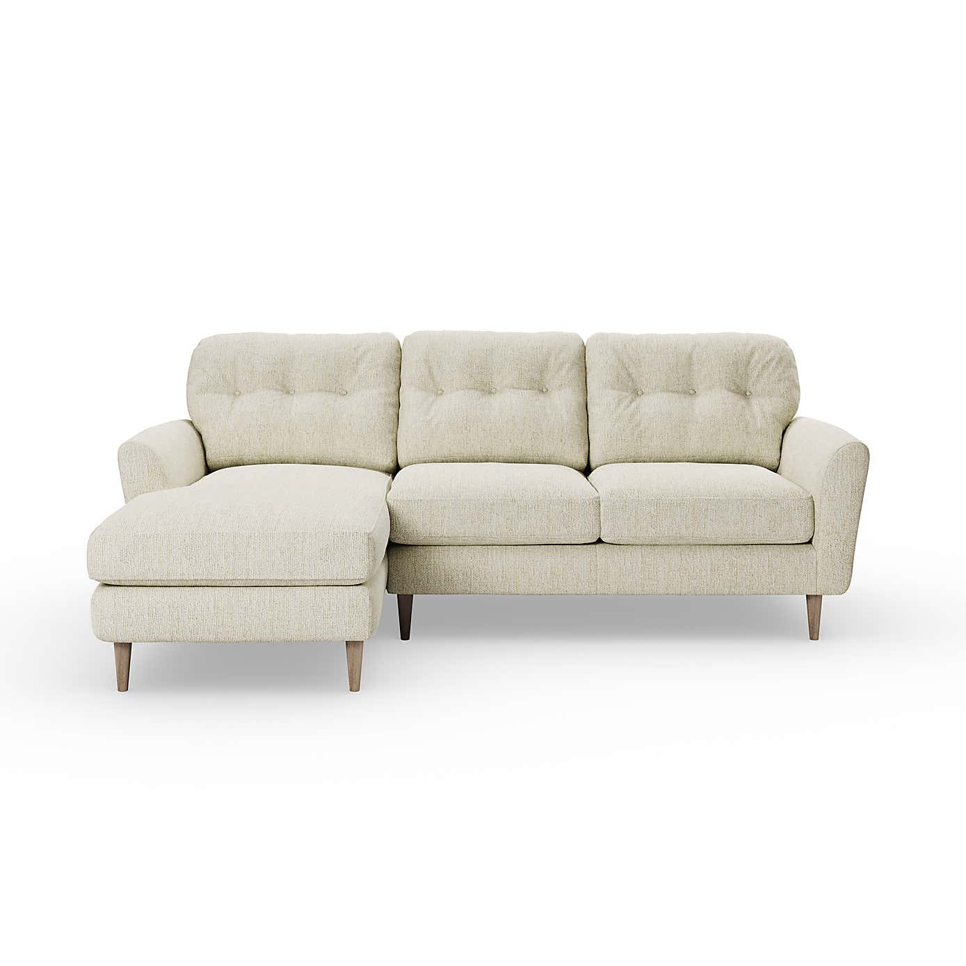 Sven Chunky Chenille Large Corner Chaise Sofa