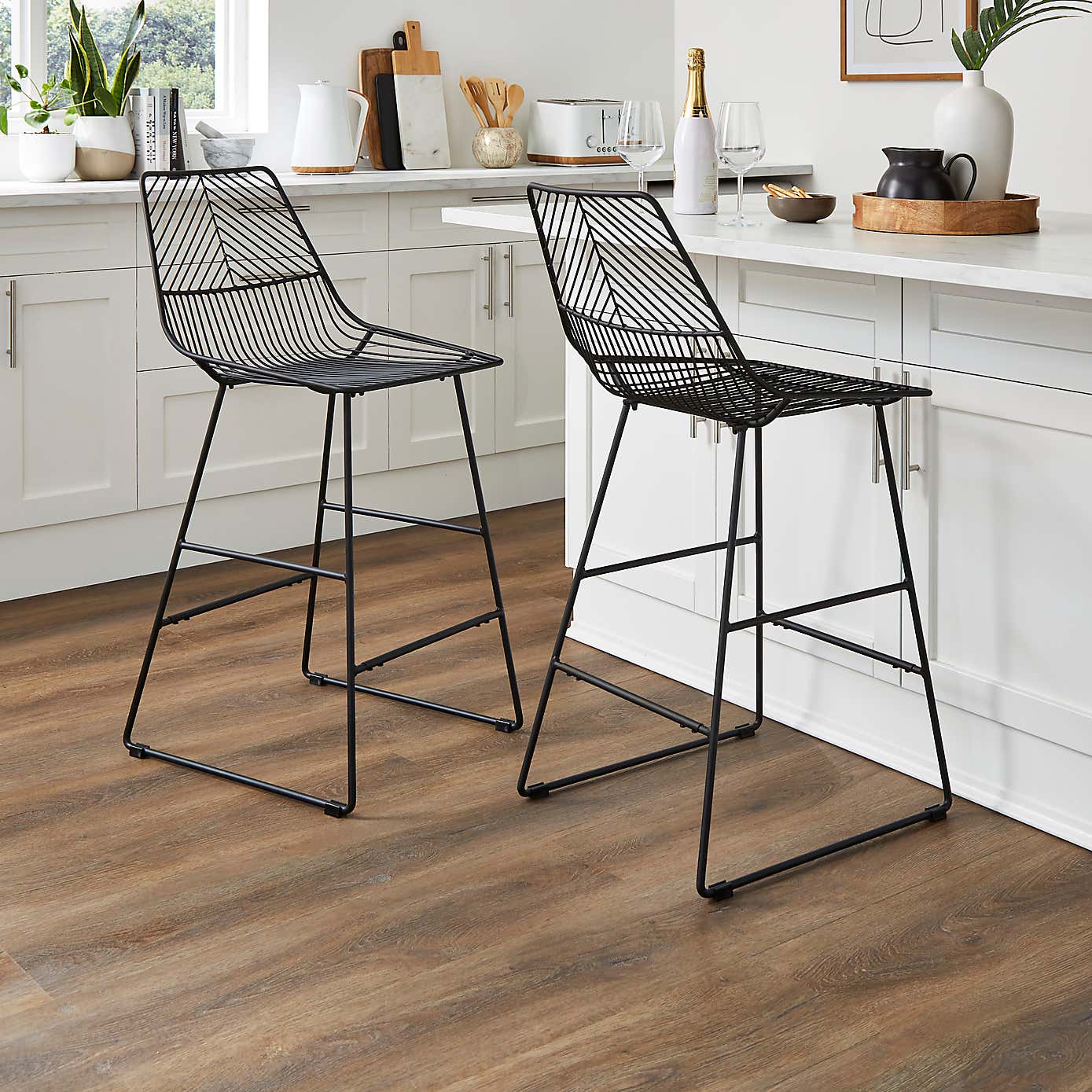 Siena Black Bar Chair