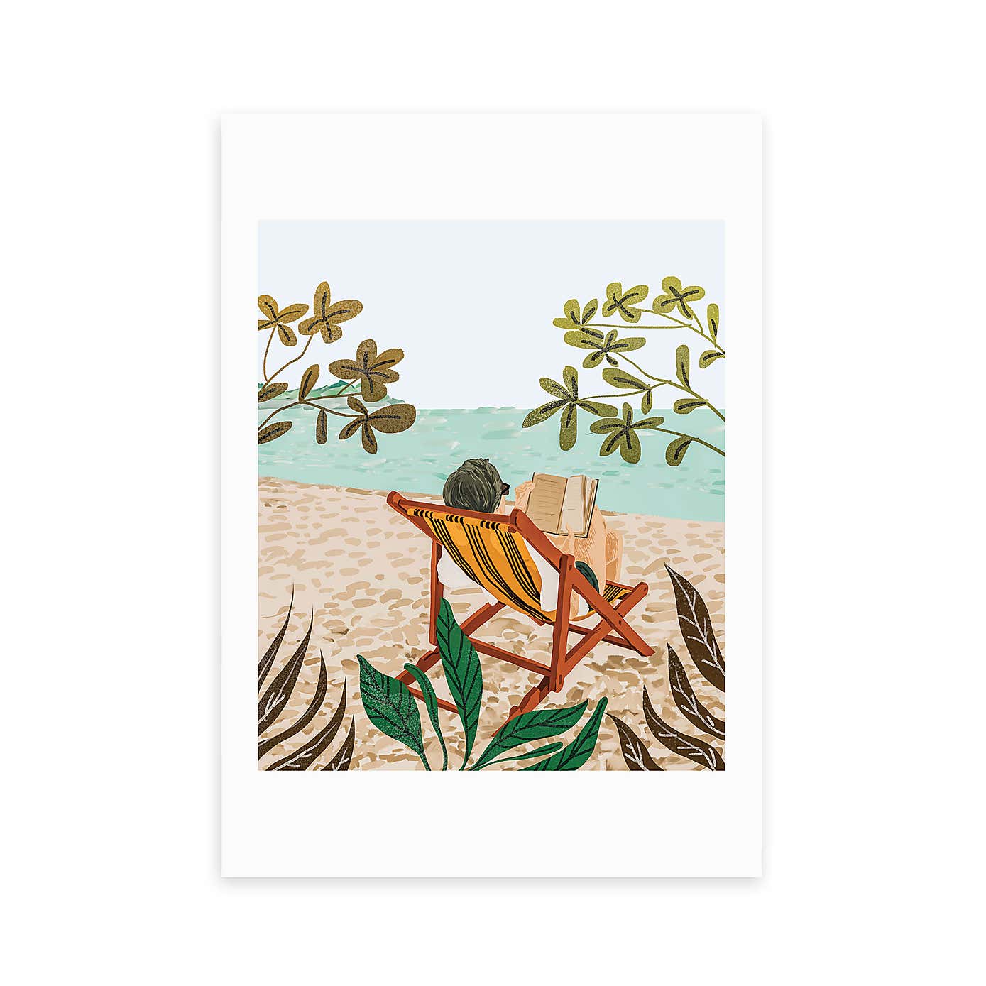 East End Prints Vacay Book Club Print