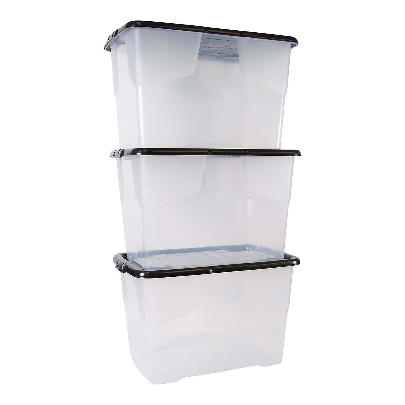 Strata Curve Set of Storage Box with Lids