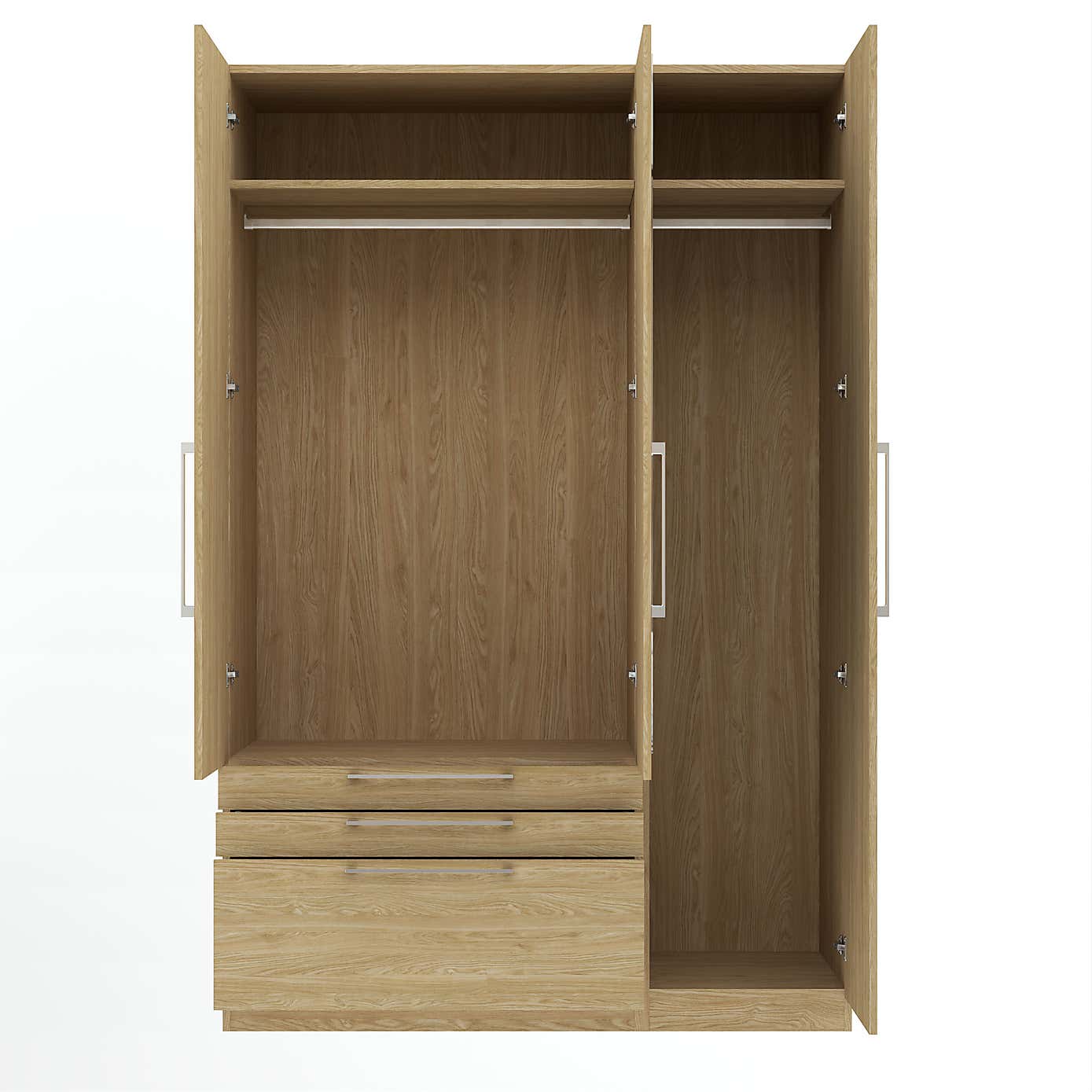 Foster Triple 3 Drawer Wardrobe