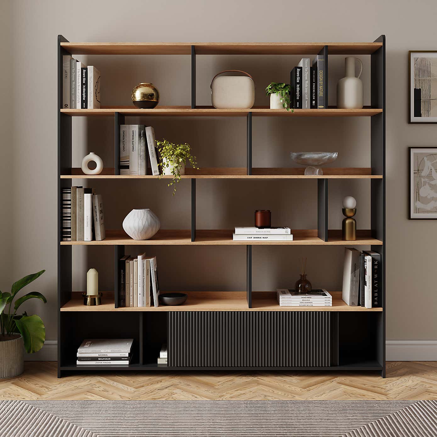 Georgi Extra Wide Bookcase