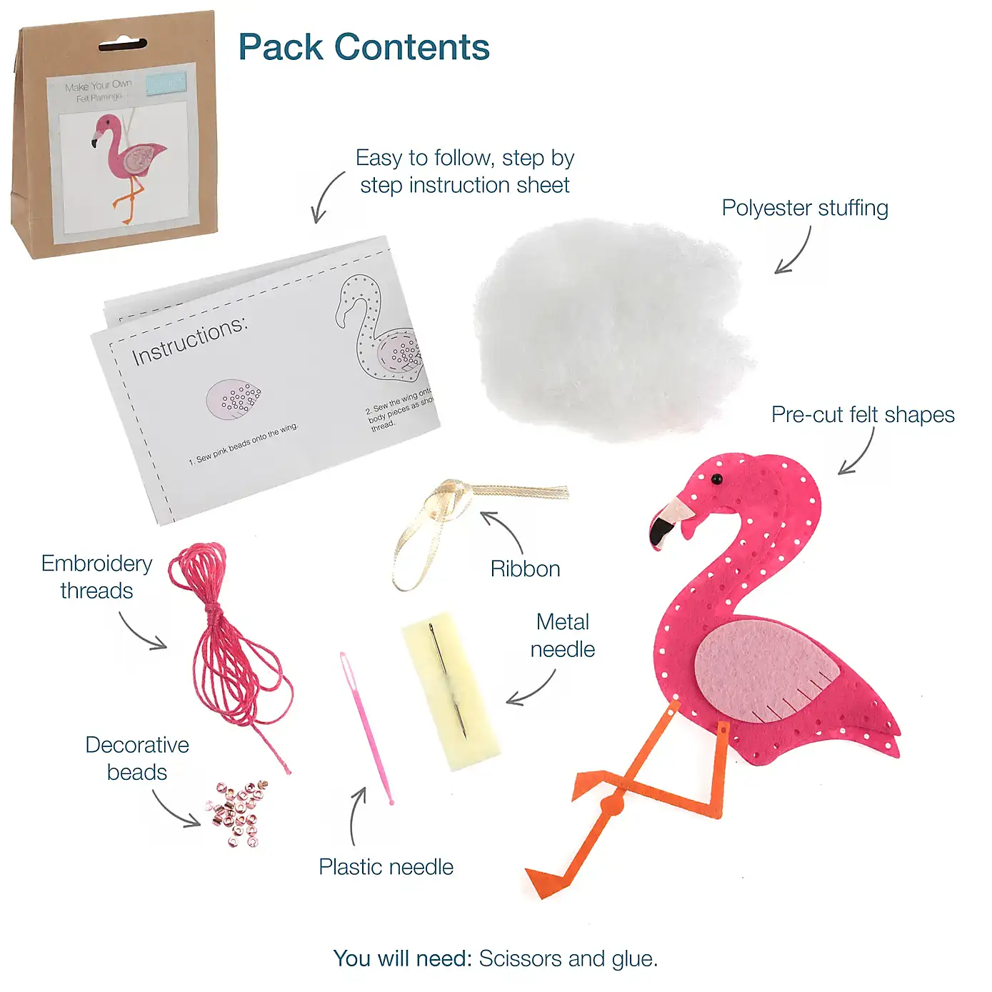 Felt Kit Flamingo