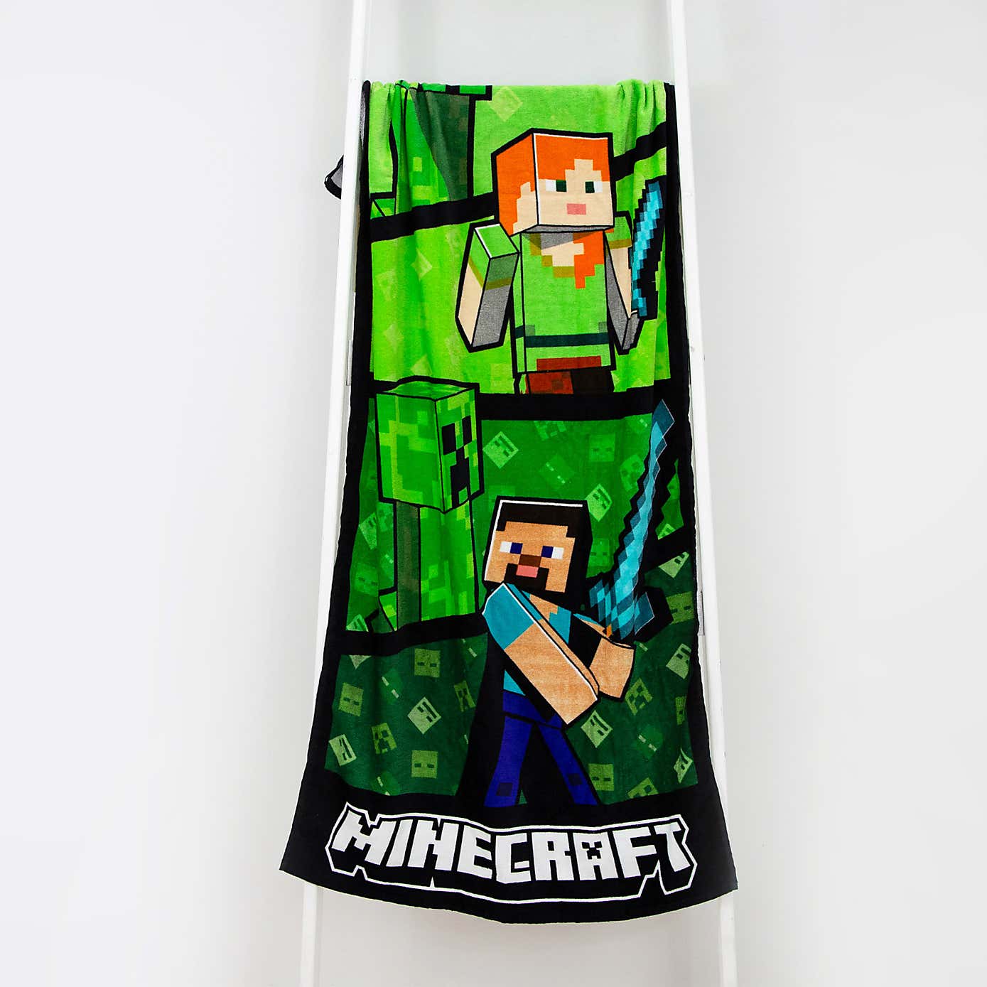 Minecraft Plater Cotton Beach Towel