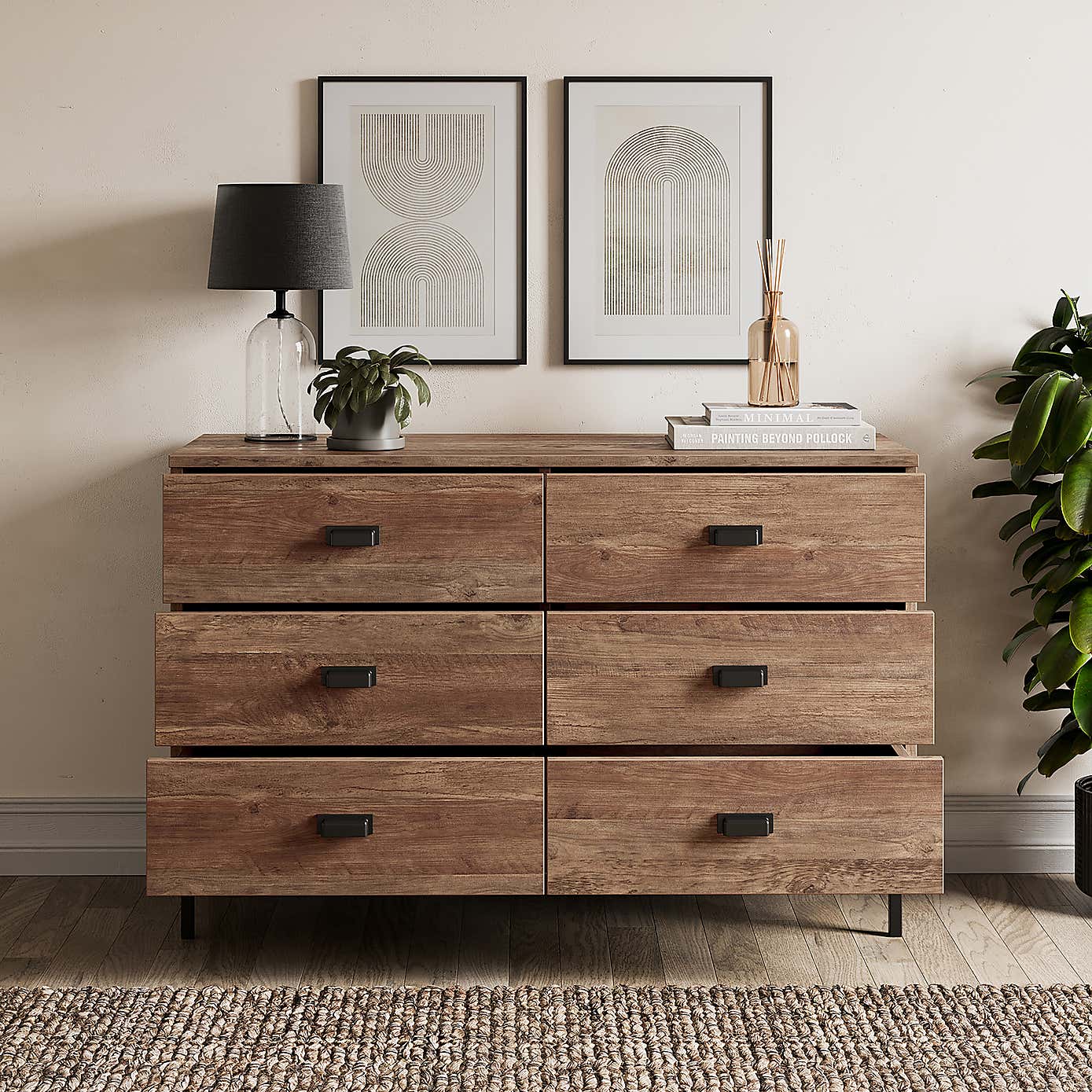 Fulton 6 Drawer Chest Pine