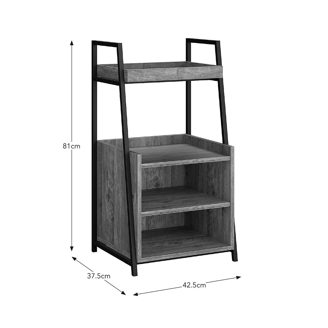 Fulton Bathroom Storage Cabinet, Pine Effect