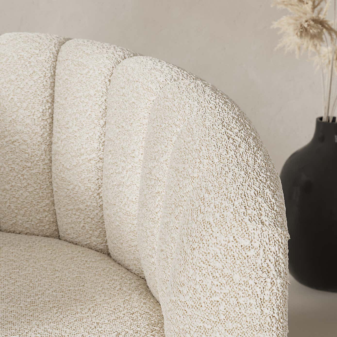 Elena Scalloped Swivel Chair