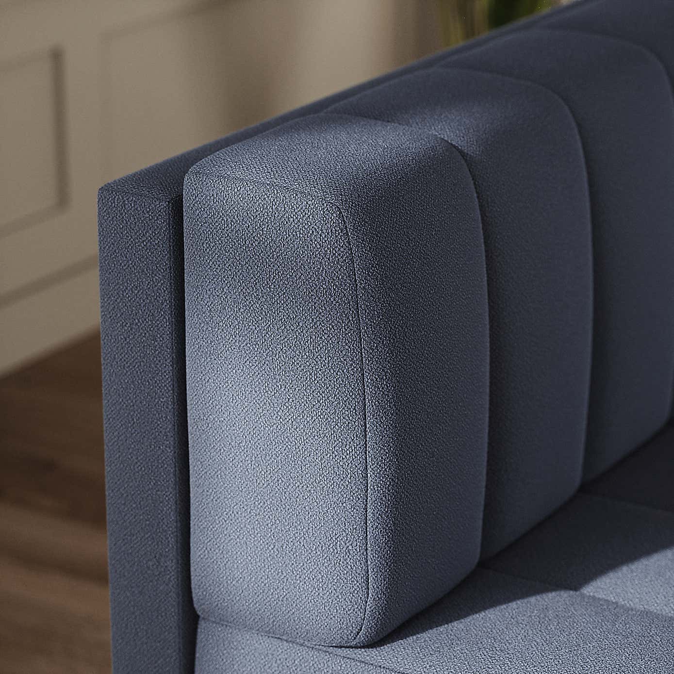 Amali Long Dining Bench, Boucle