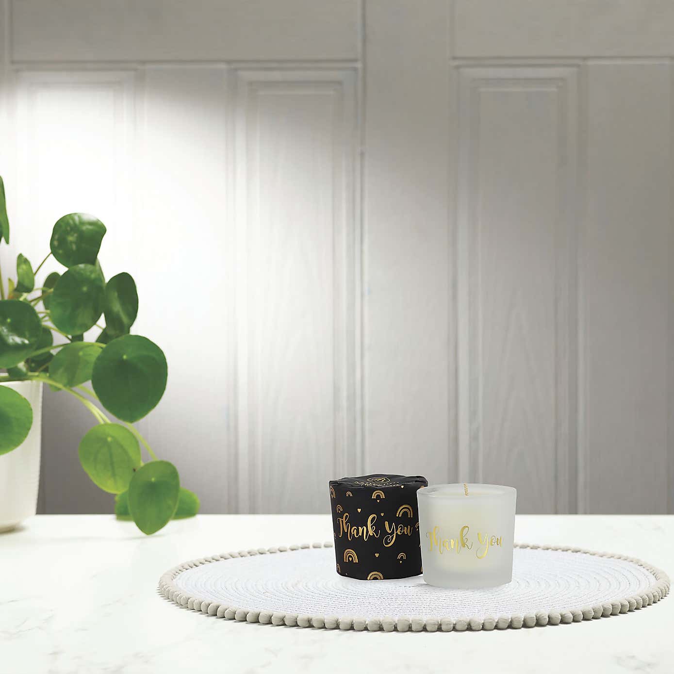 Ashleigh and Burwood Thank You Candle