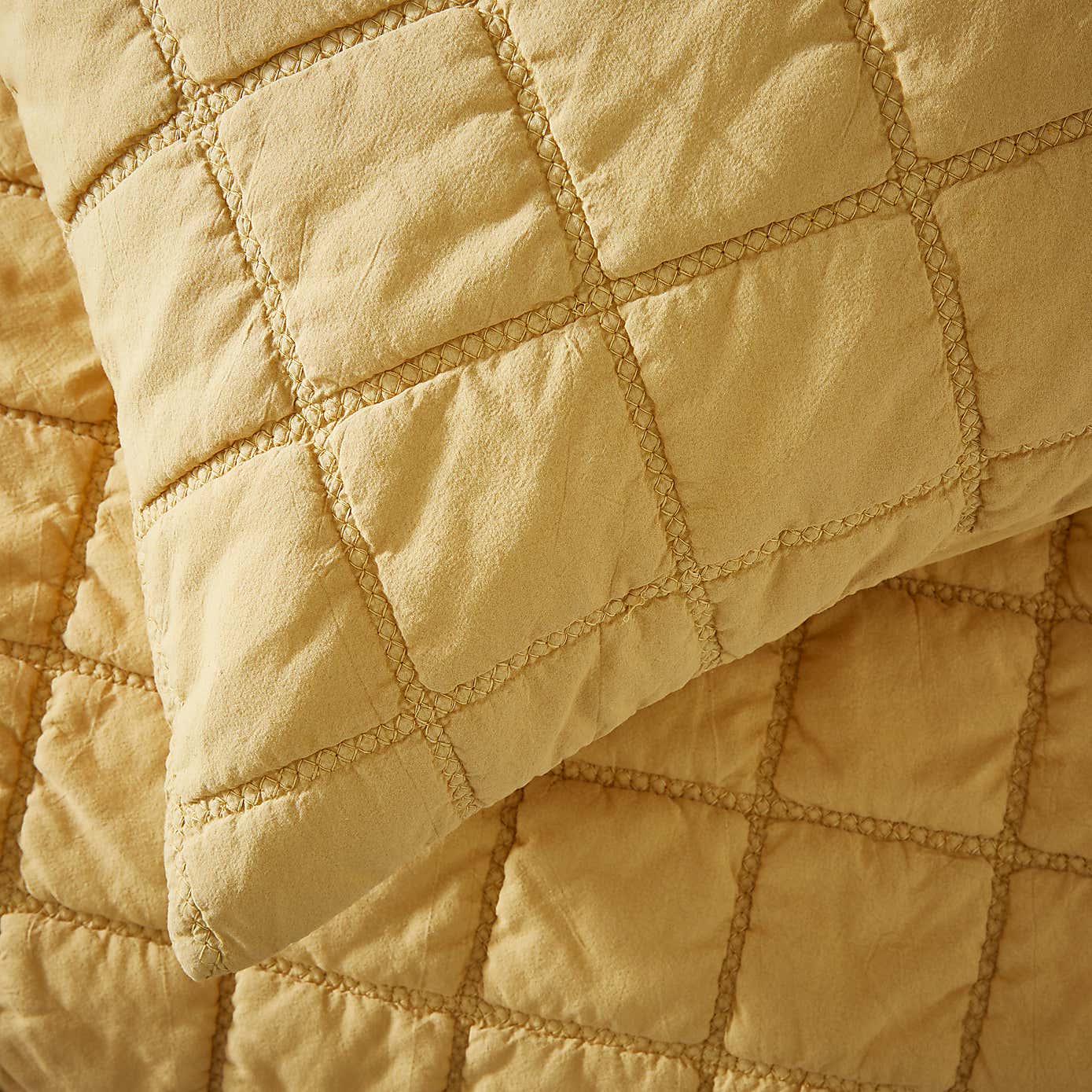 Evana Stitch Duvet Cover and Pillowcase Set