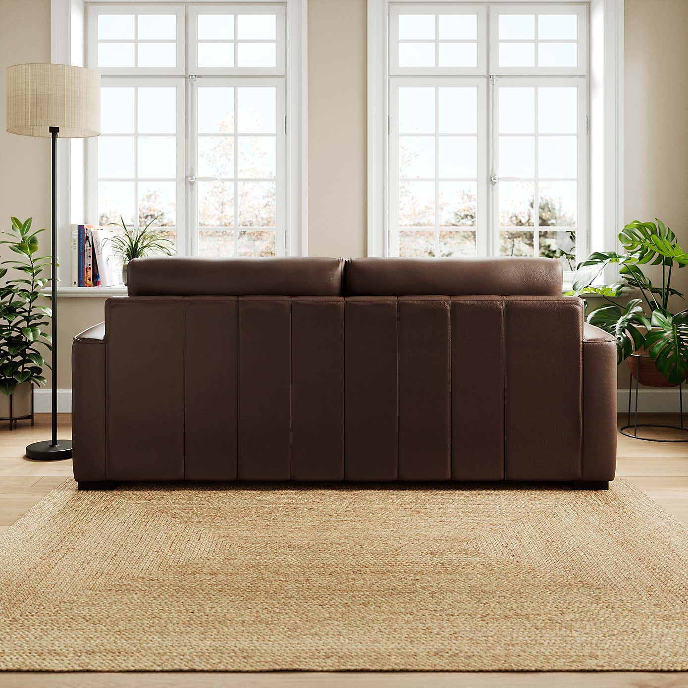 Carson Classic Leather 3 Seater Sofa