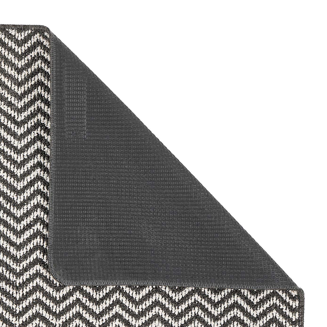 Marvel Boucle Herringbone Washable Runner