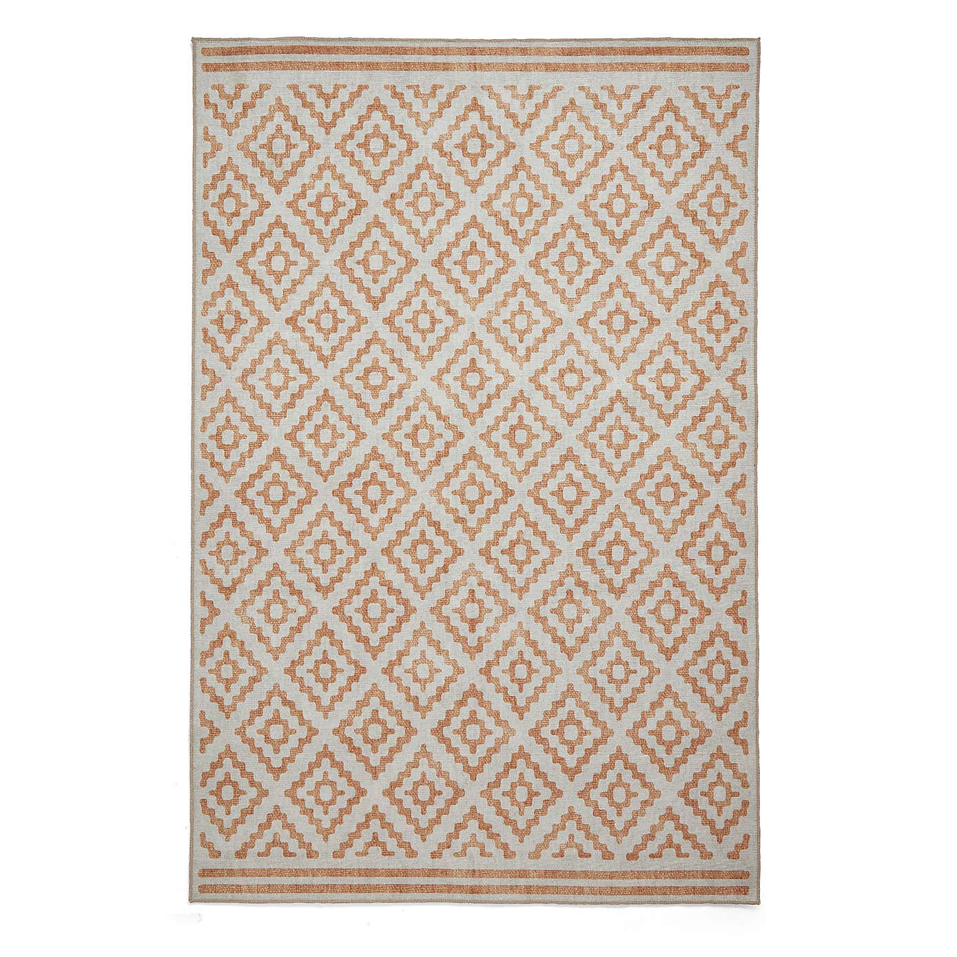 Coral Diamond Rug