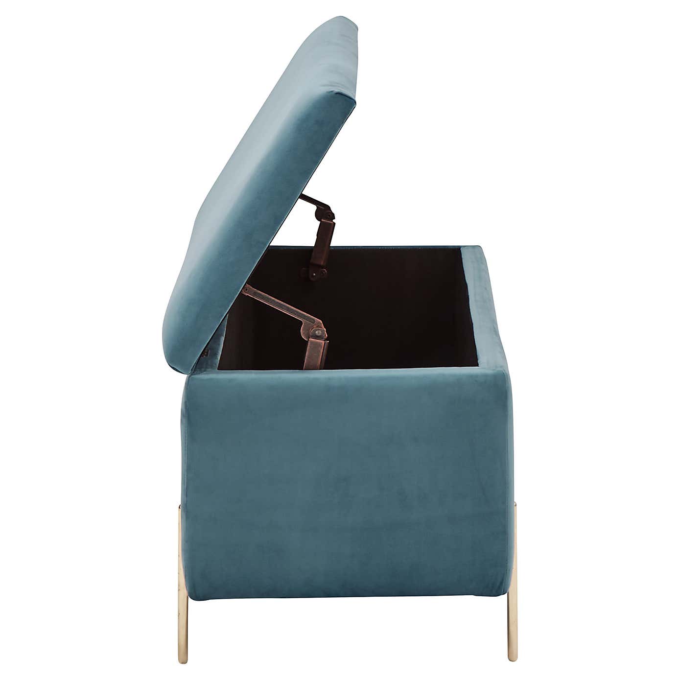 Mystica Velour Ottoman Storage Bench