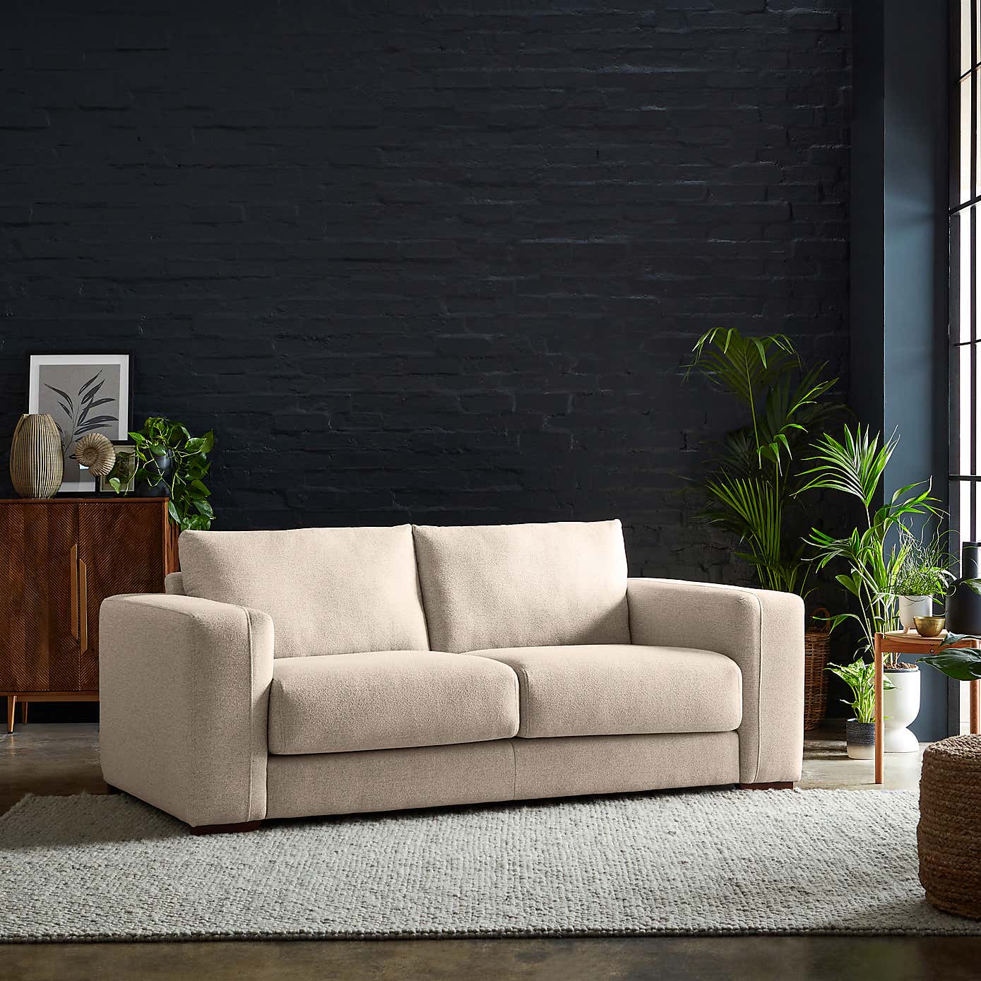Clayton Cosy Weave 3 Seater Sofa