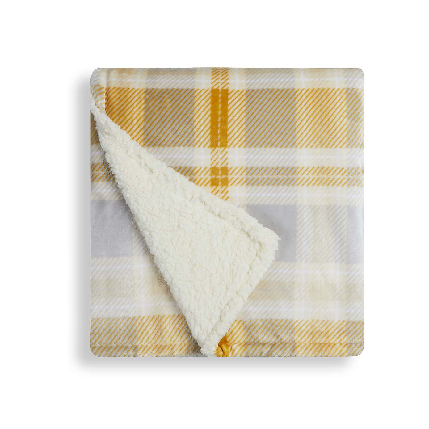 Check Sherpa 130cm x 180cm Throw