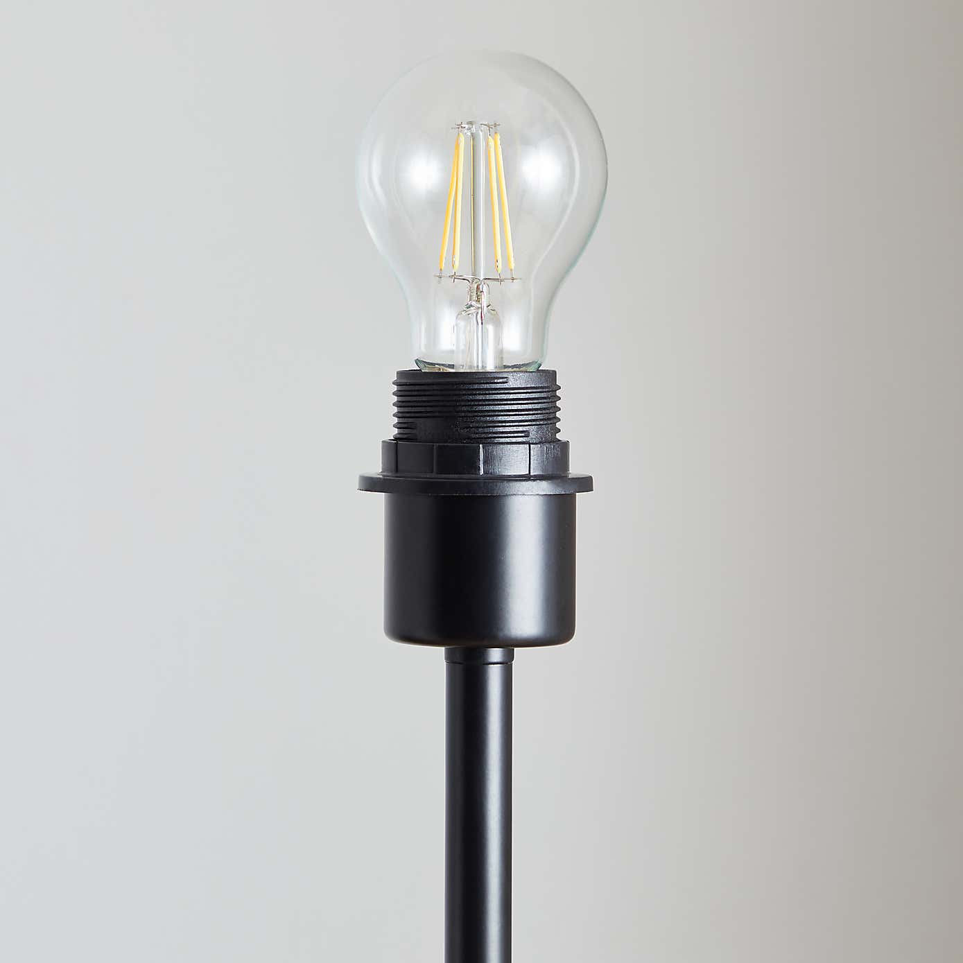 Ava Black Floor Lamp Base