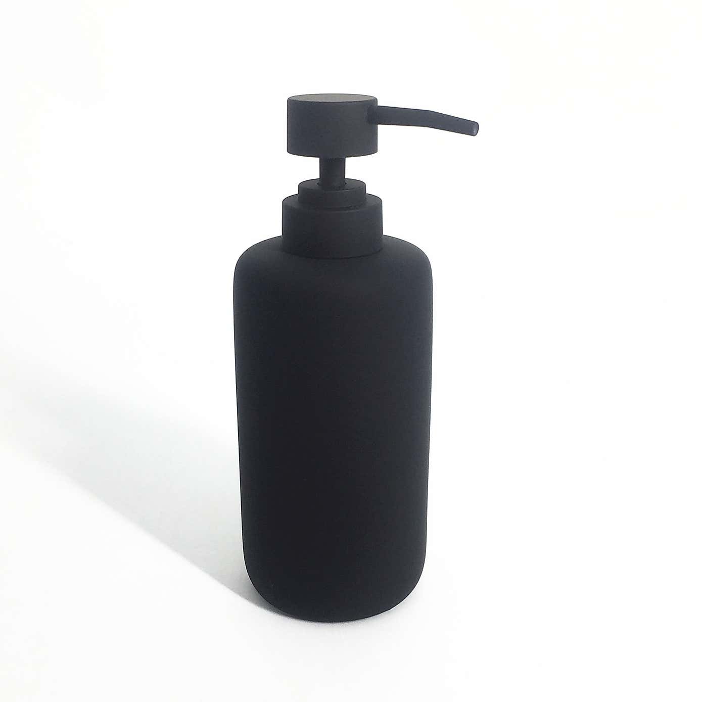 Elements Matt Black Lotion Dispenser