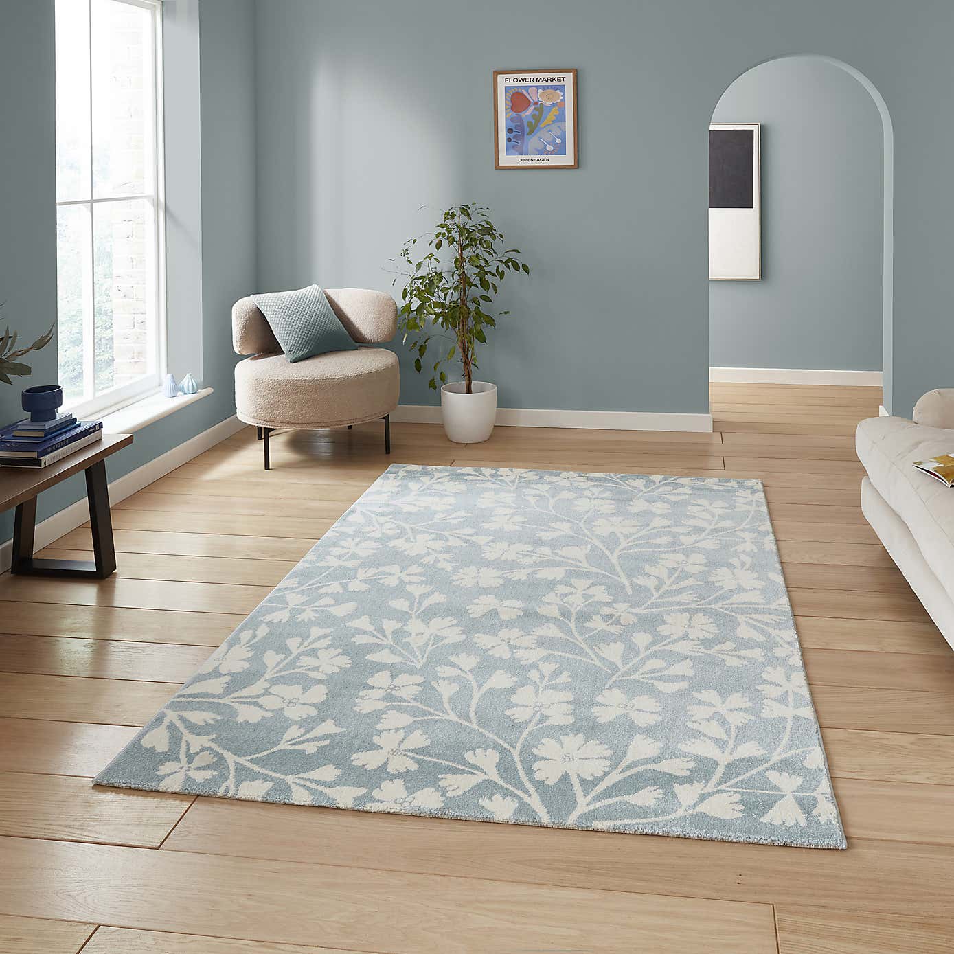 Catherine Lansfield Grace Floral Rug