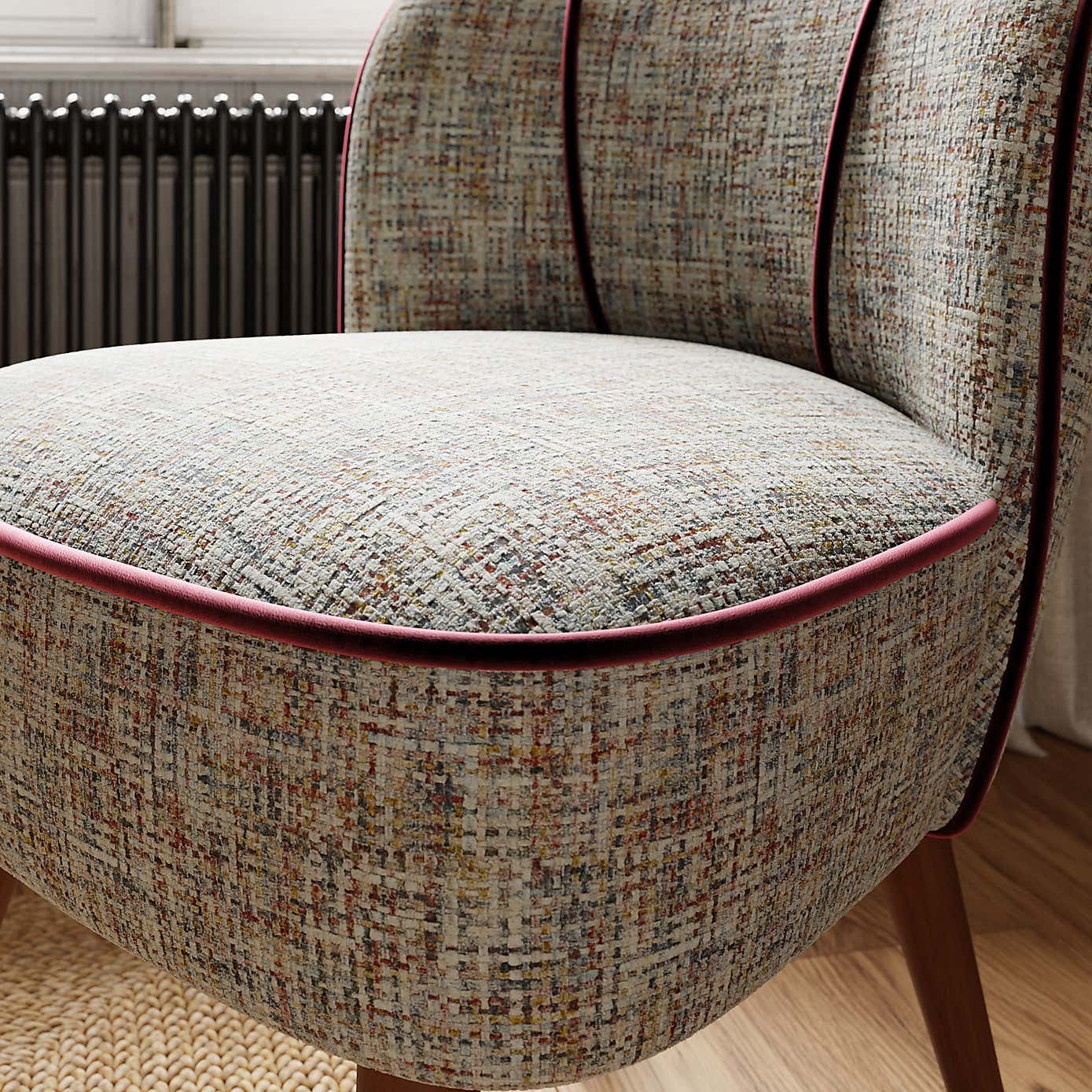 Elsie Multi Chenille Cocktail Chair