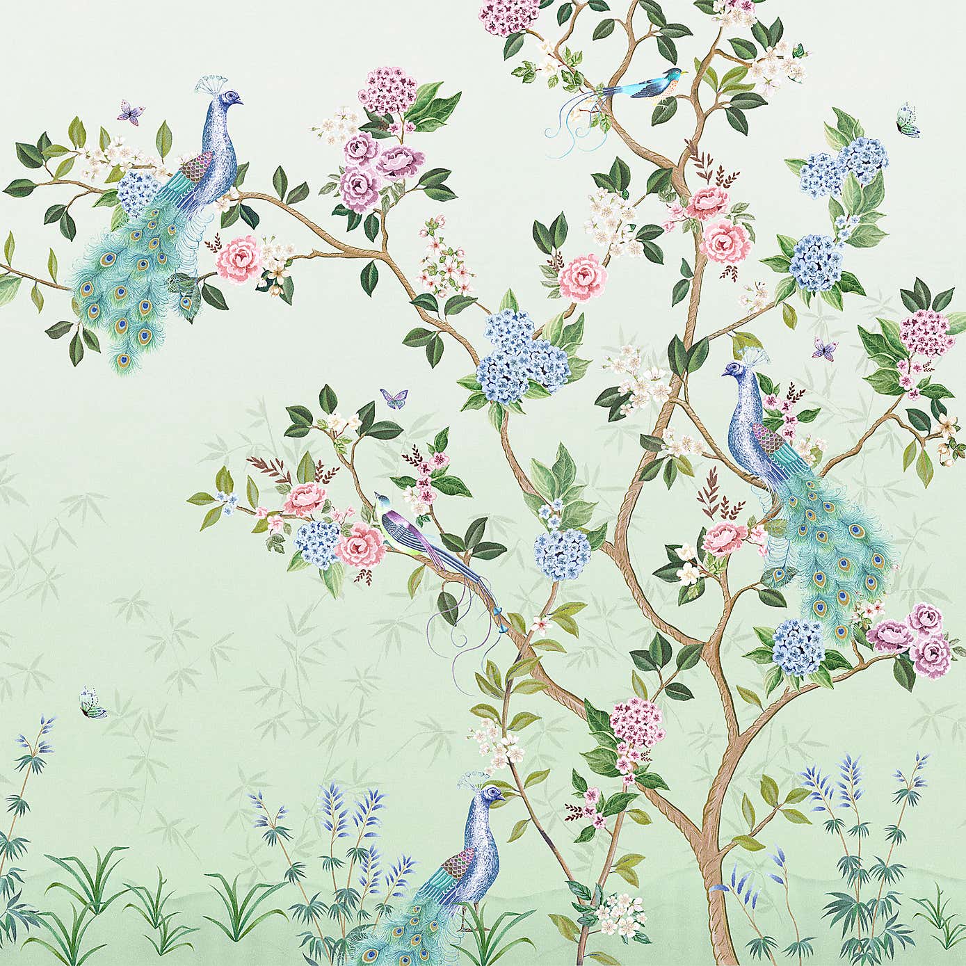 Dorma Love Birds Mural