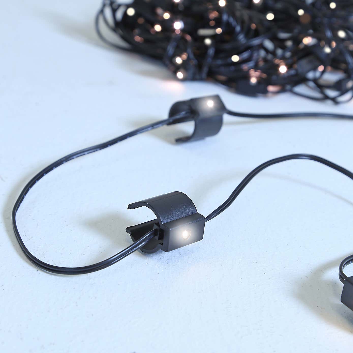 60 Solar LED Gazebo String Lights