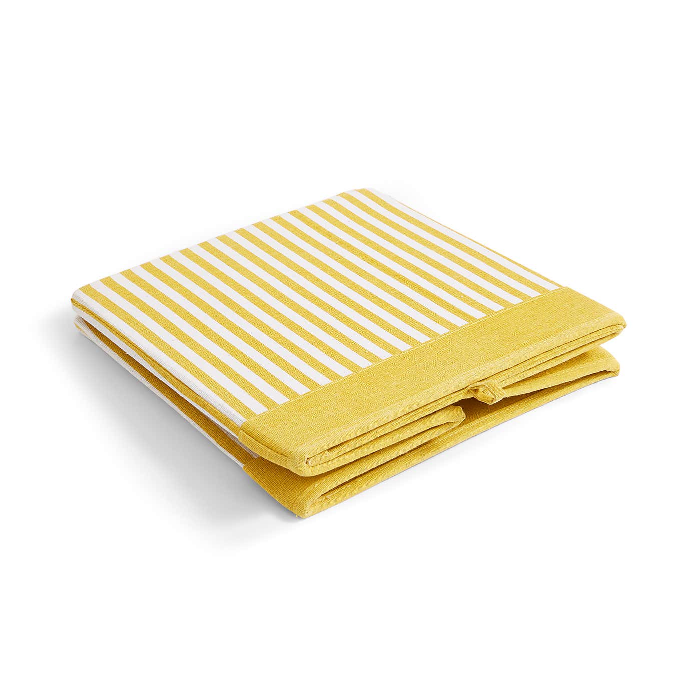 Set of 2 Stripe Foldable Boxes