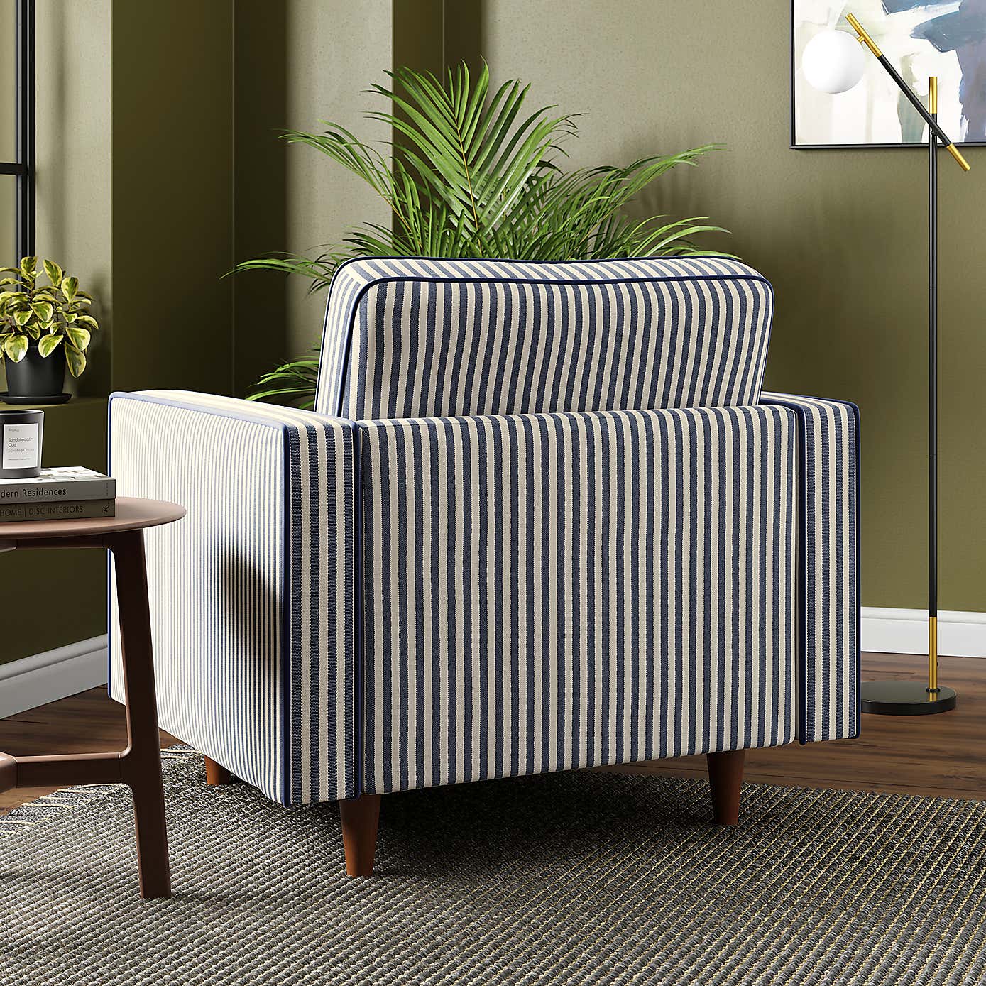 Zoe Linford Stripe Armchair