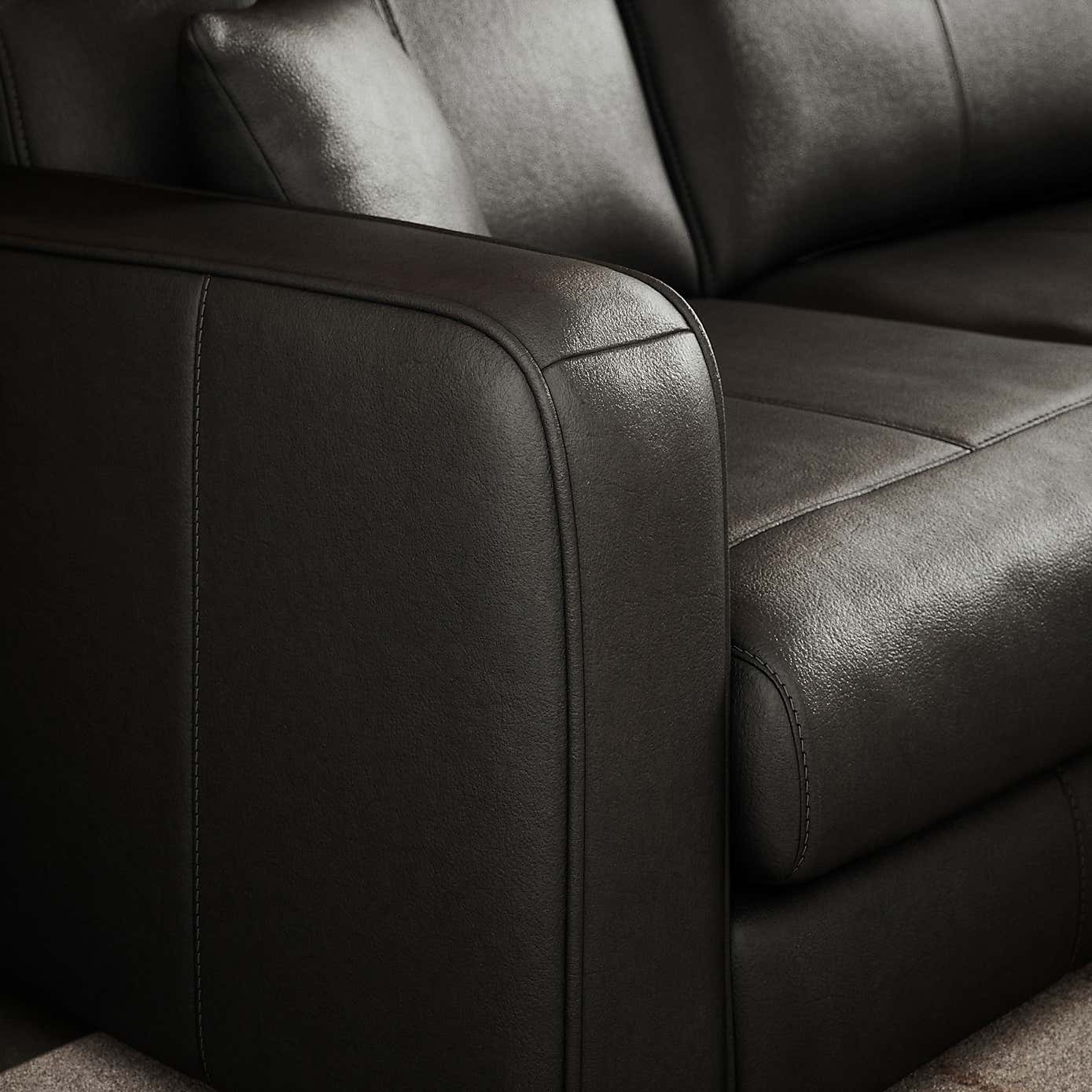 Carson Vintage Leather Large Corner Chaise Sofa