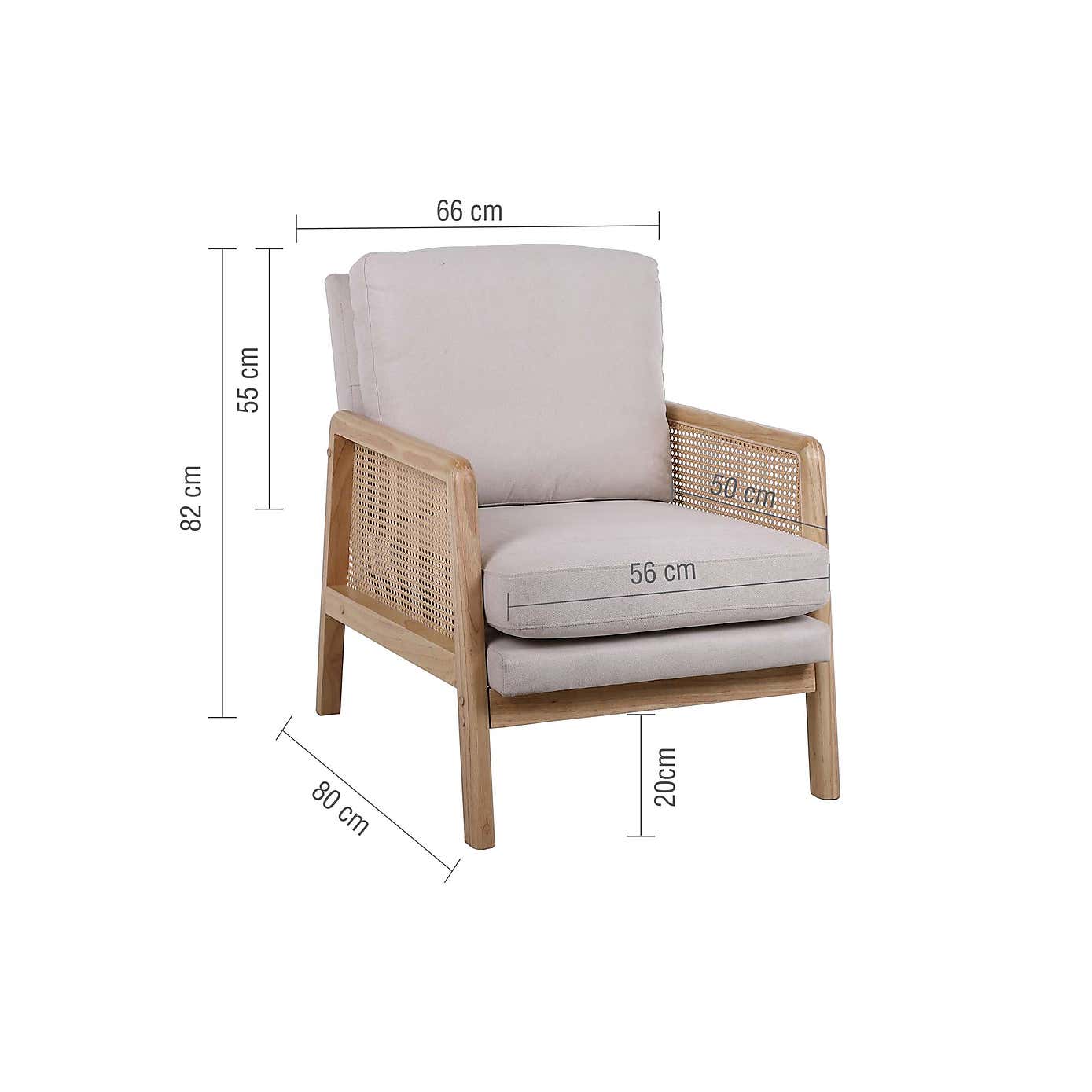 Ida Rattan Occasional Armchair