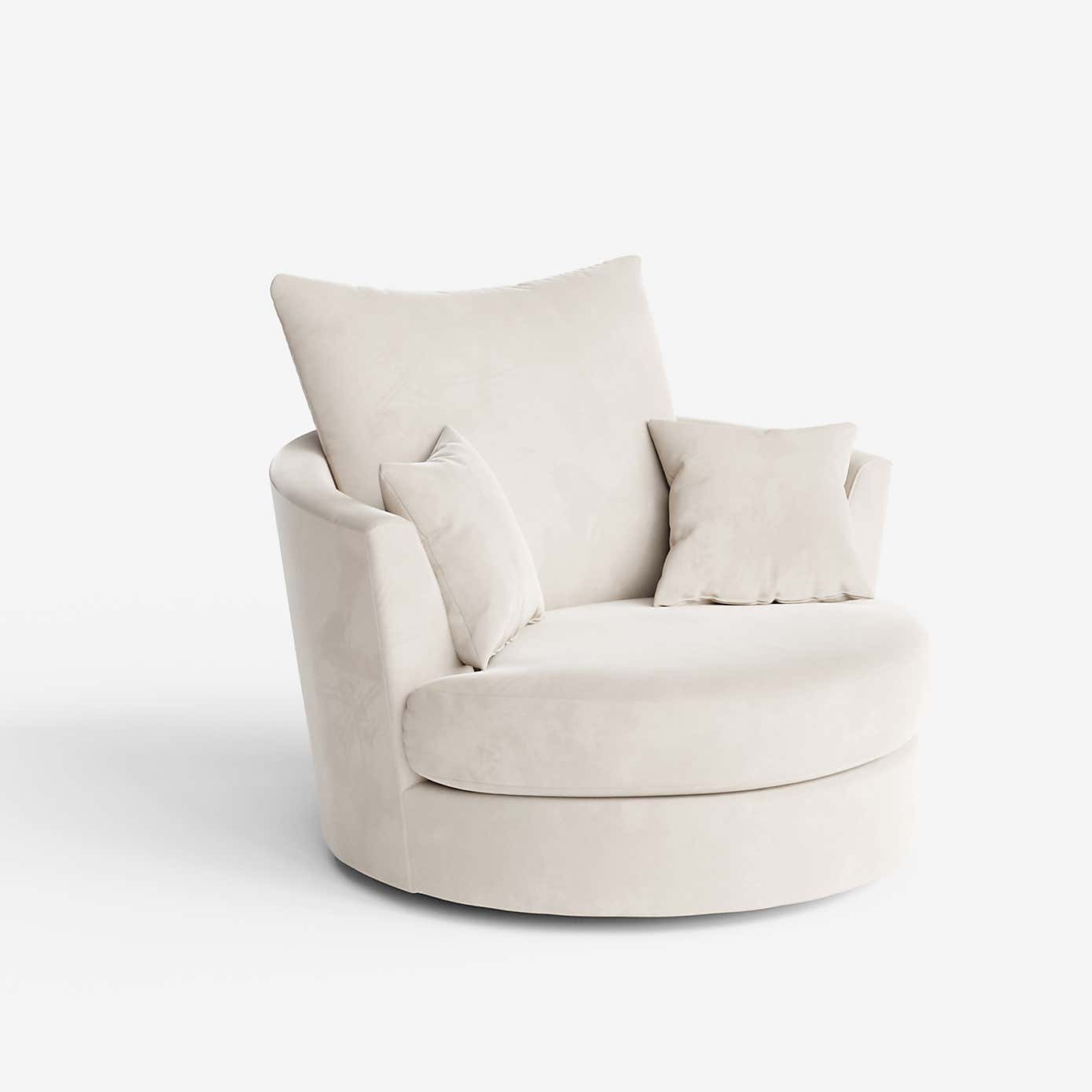 Blake Opulent Velvet Swivel Chair