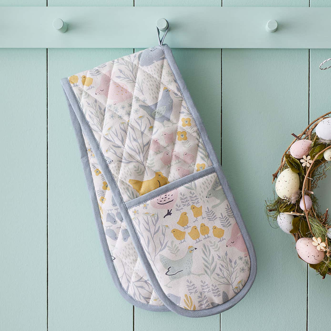 Catherine Lansfield Cottage Friends Double Oven Glove