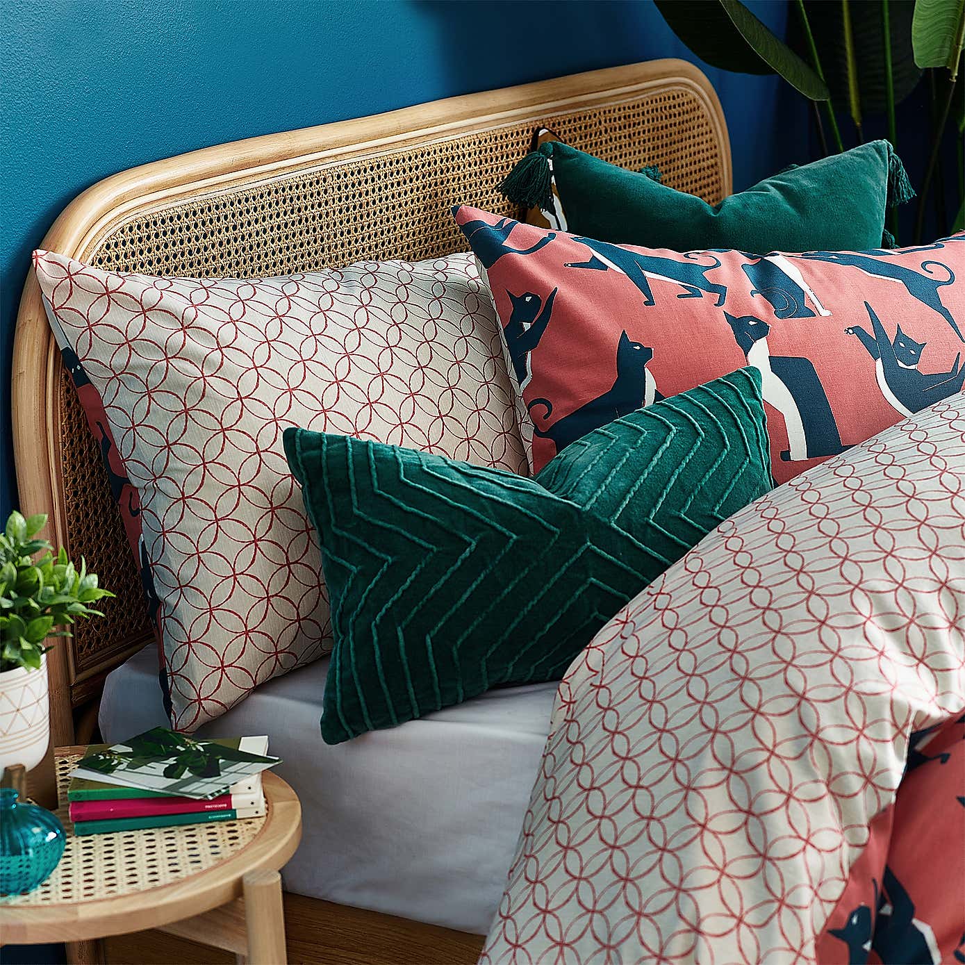 Furn. Kitta Pink Watermelon Duvet Cover and Pillowcase Set