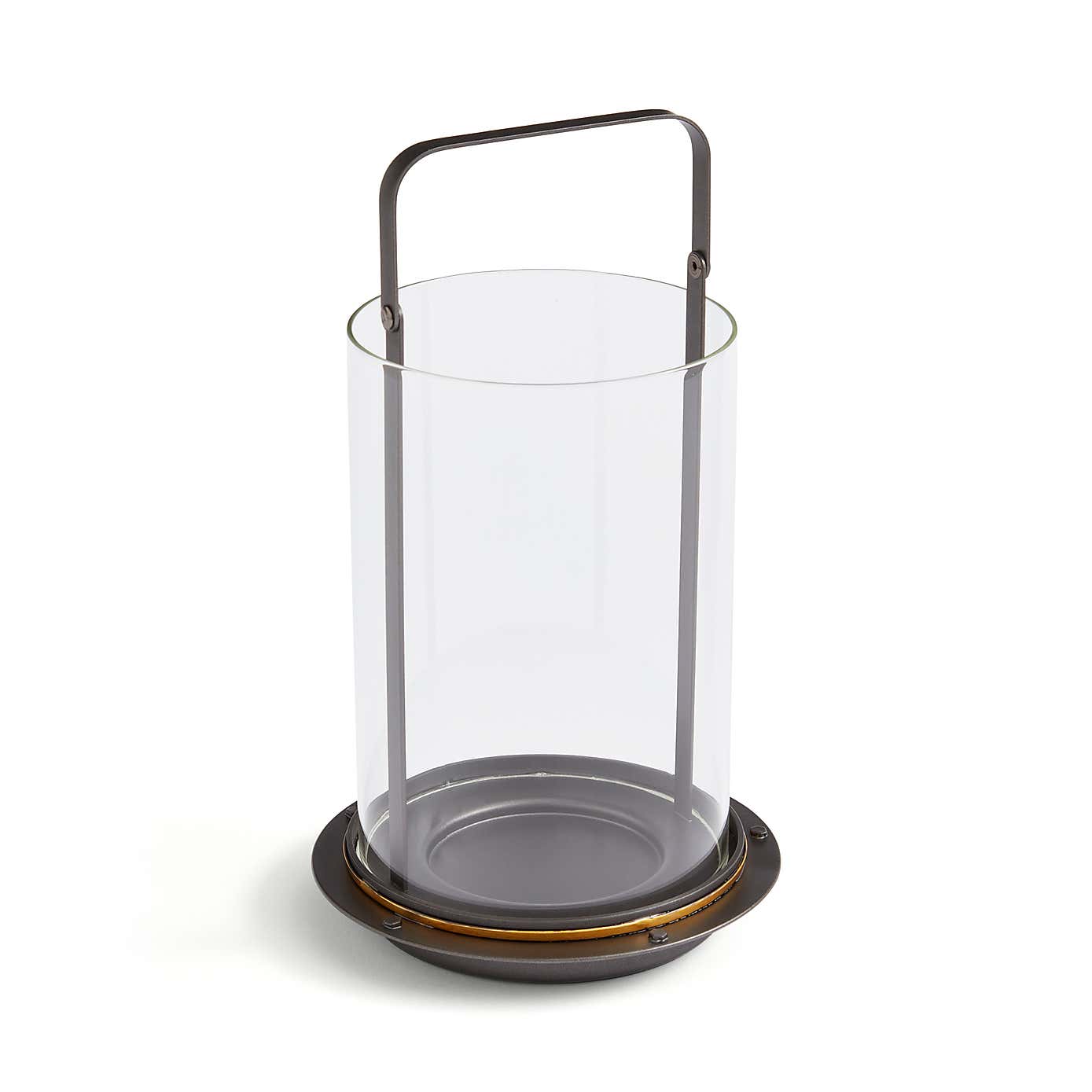 Industrial Glass & Metal Lantern
