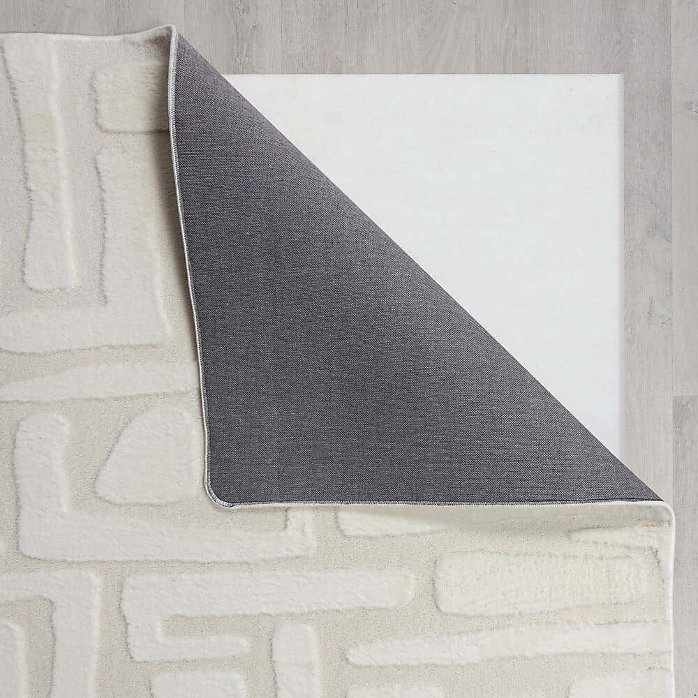 Boucle Carved Faux Fur Rug