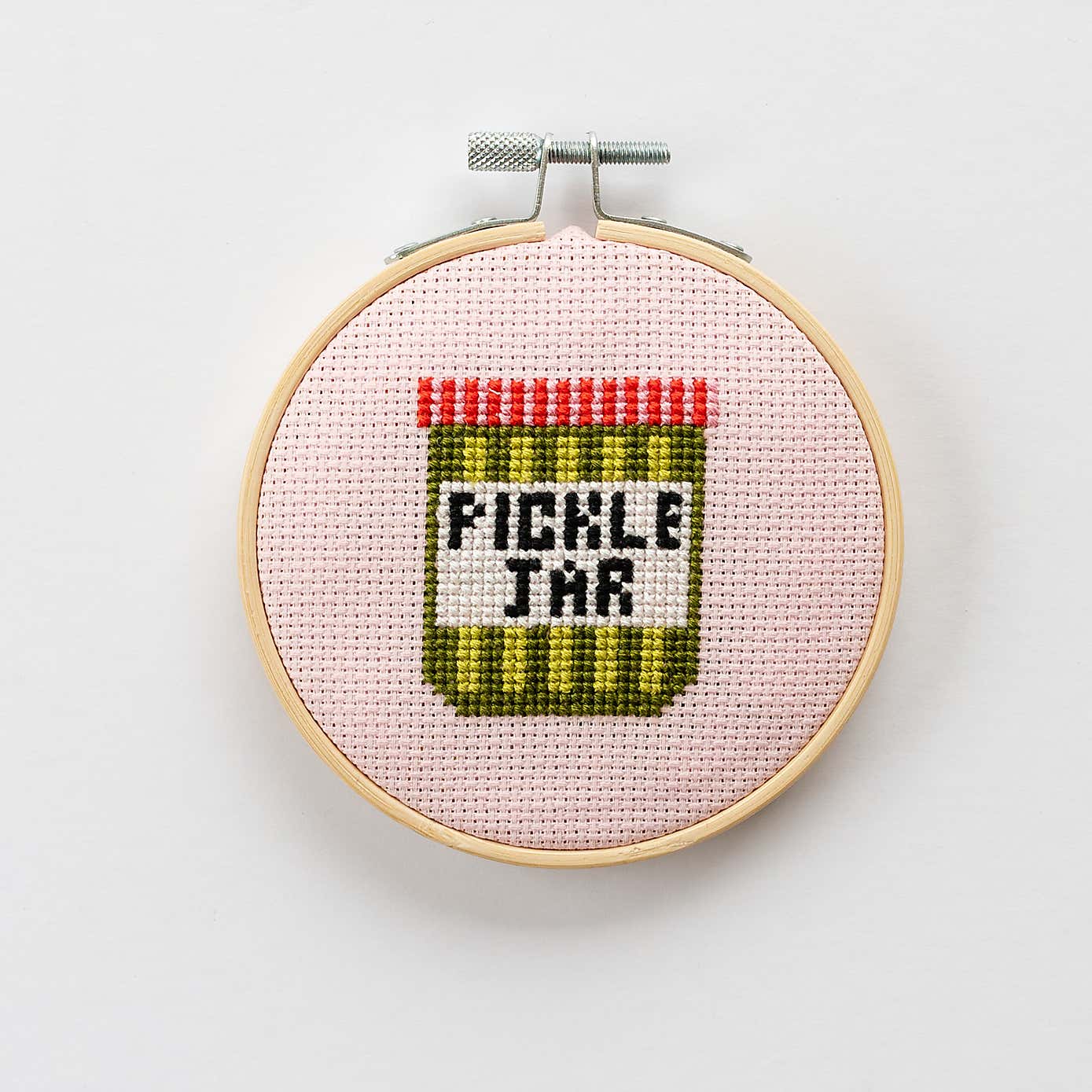 Cotton Clara Pickle Jar Cross Stitch Kit