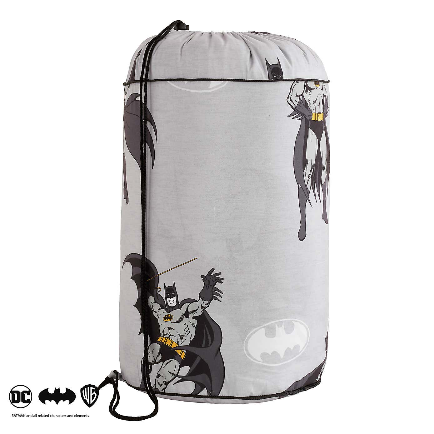 Batman 7.5 Tog Single Coverless Duvet and Pillowcase Set