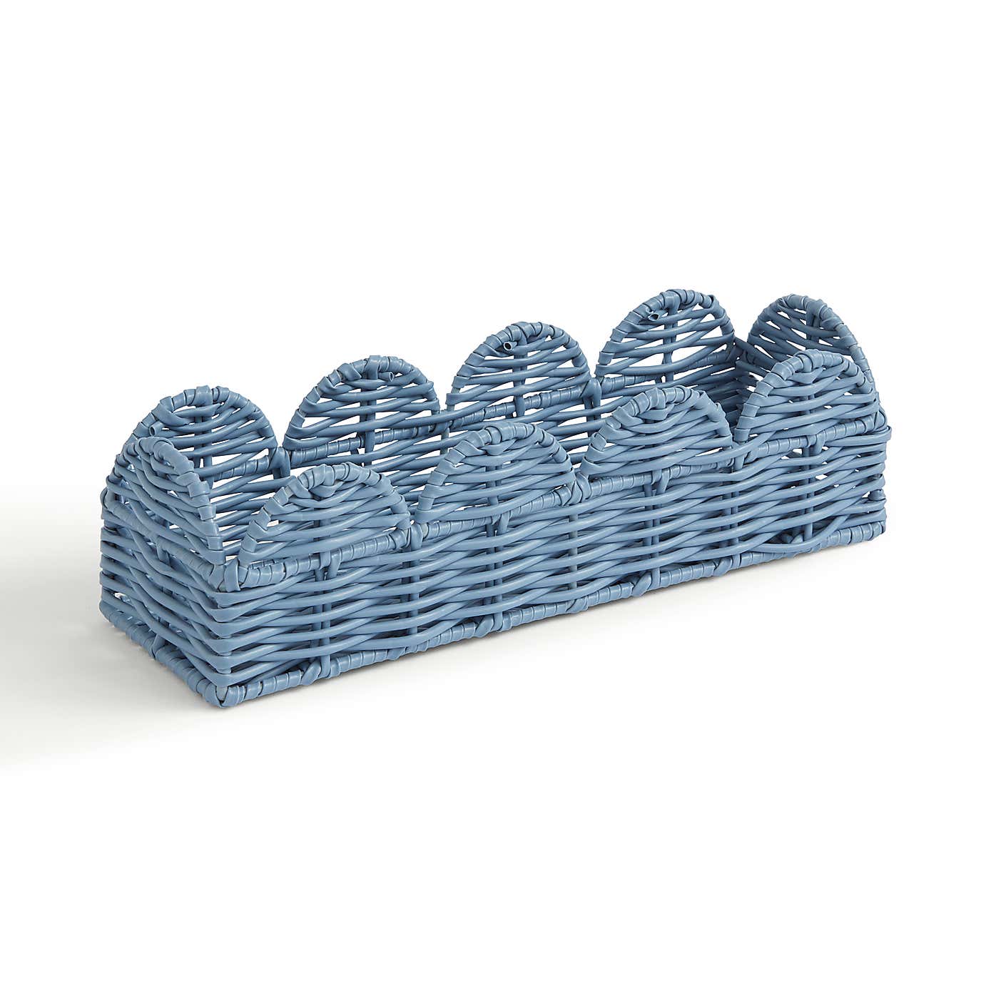 Heart and Soul Scallop Slim Basket Tray