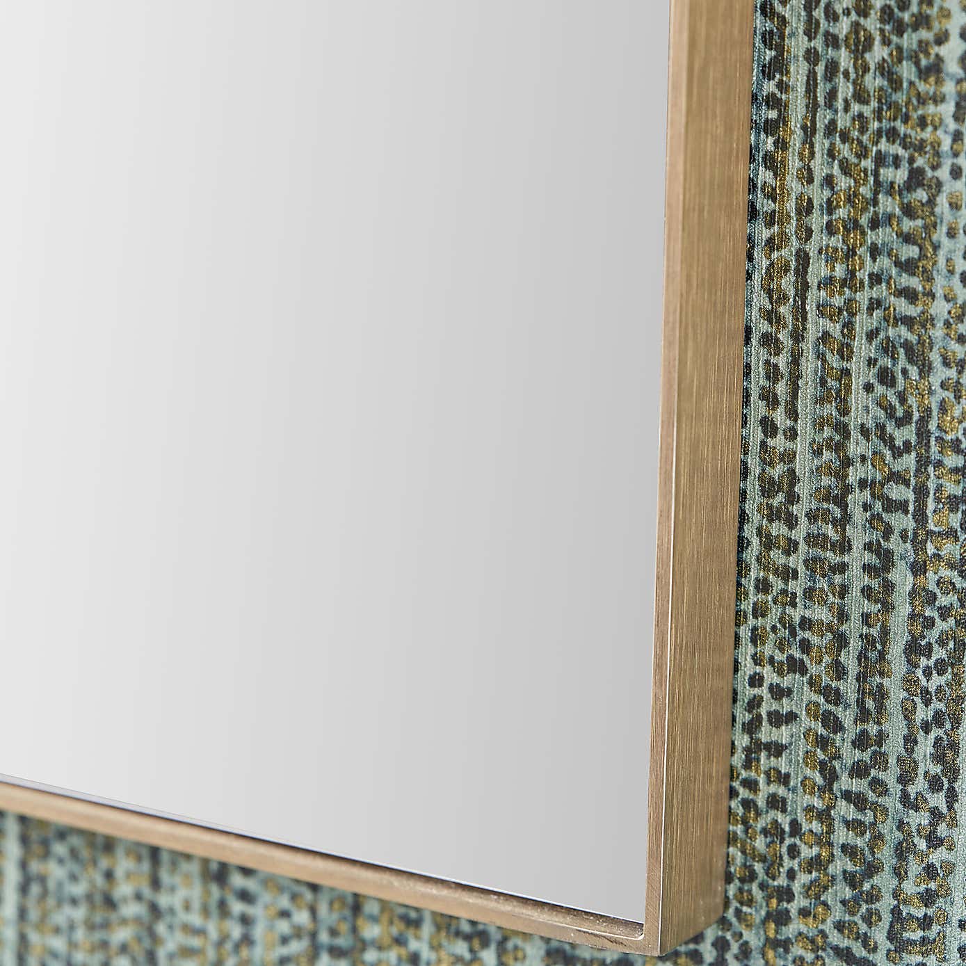 Metal Framed Arched Wall Mirror