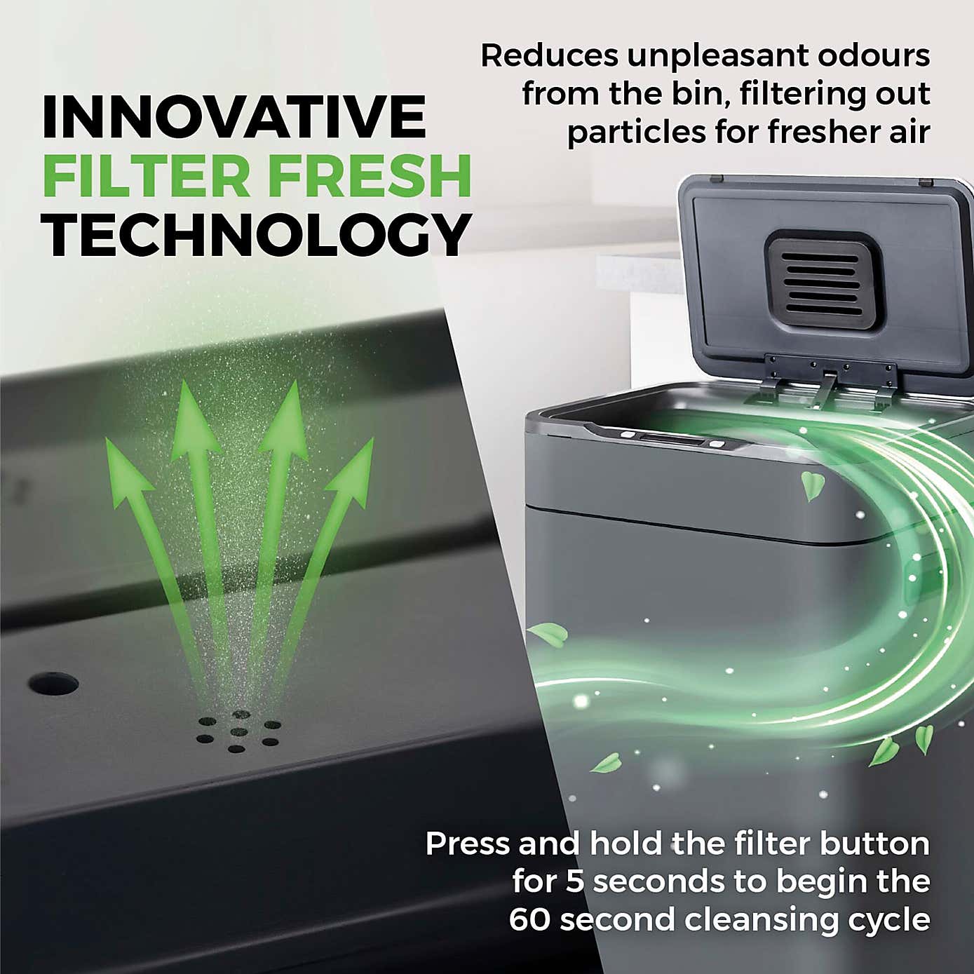 Tower 65L Ozone Sensor Bin