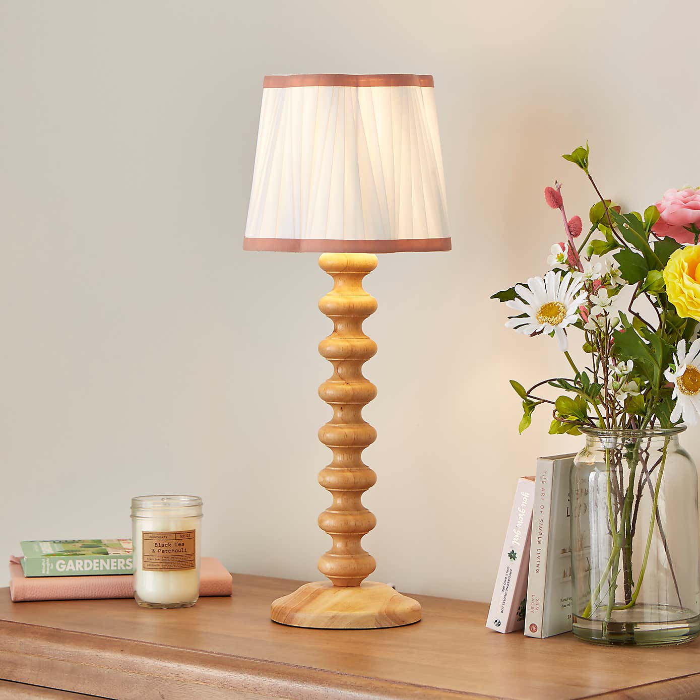 Charming Pleated Easy Fit Lamp Shade