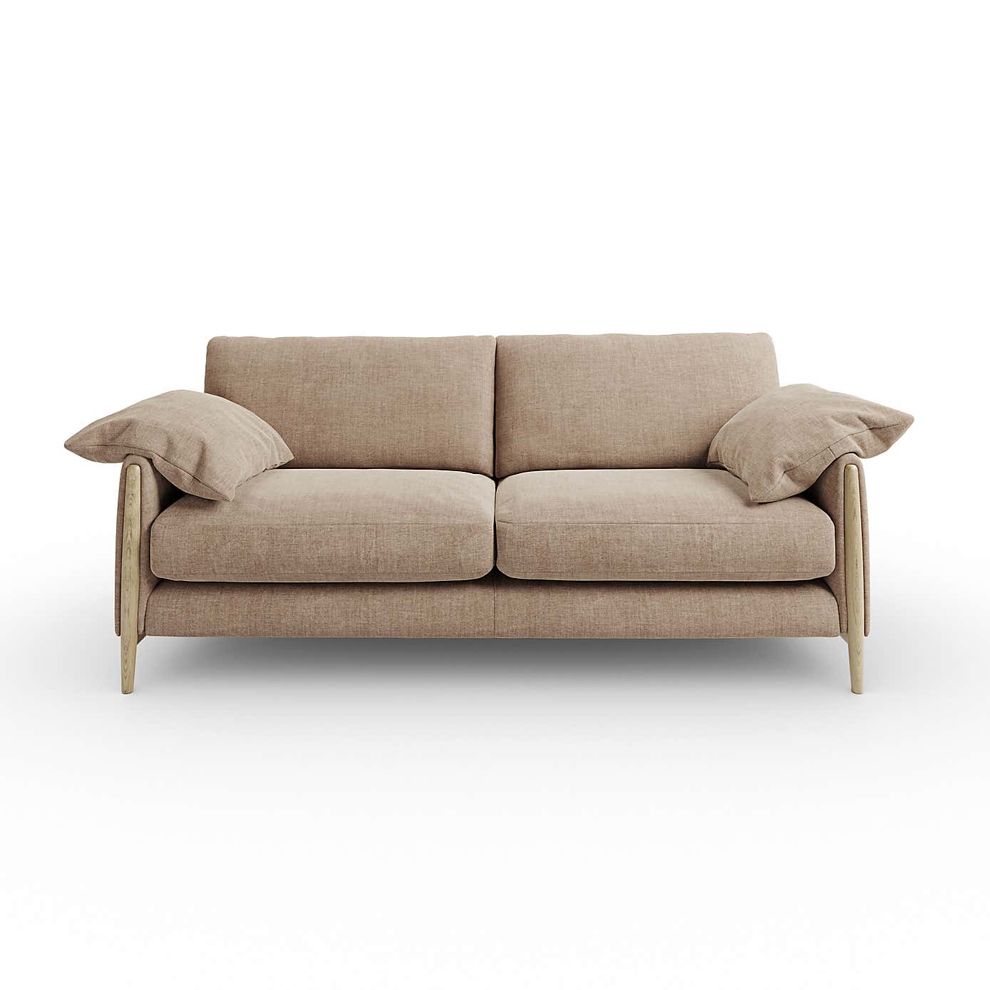 Hector Tonal Plush Chenille 4 Seater Sofa