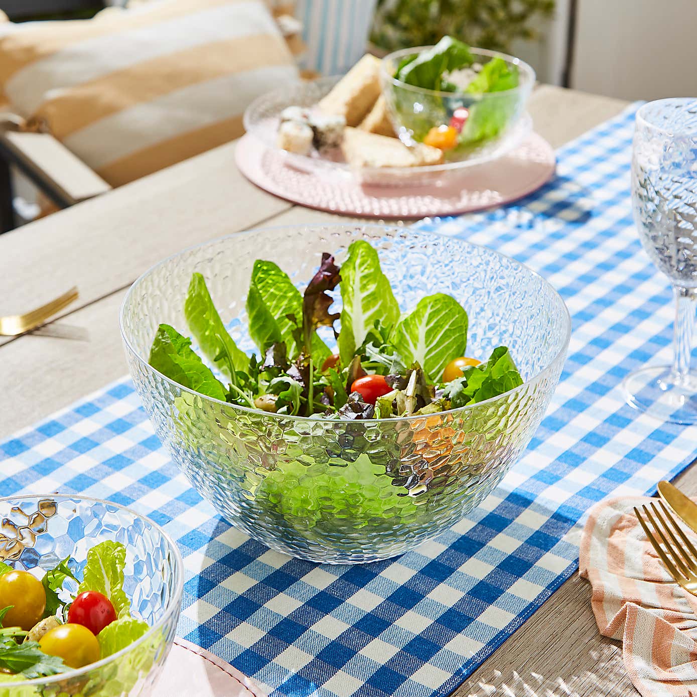 Ripple Acrylic Large Bowl