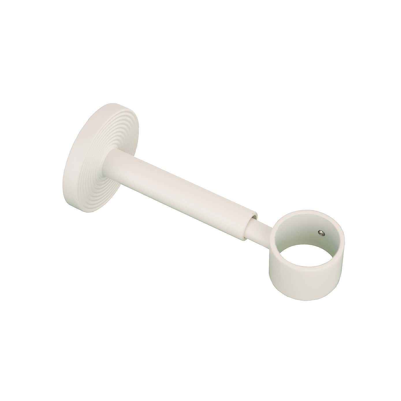 Ribbed Metal Extendable Eyelet Curtain Pole 25/28mm