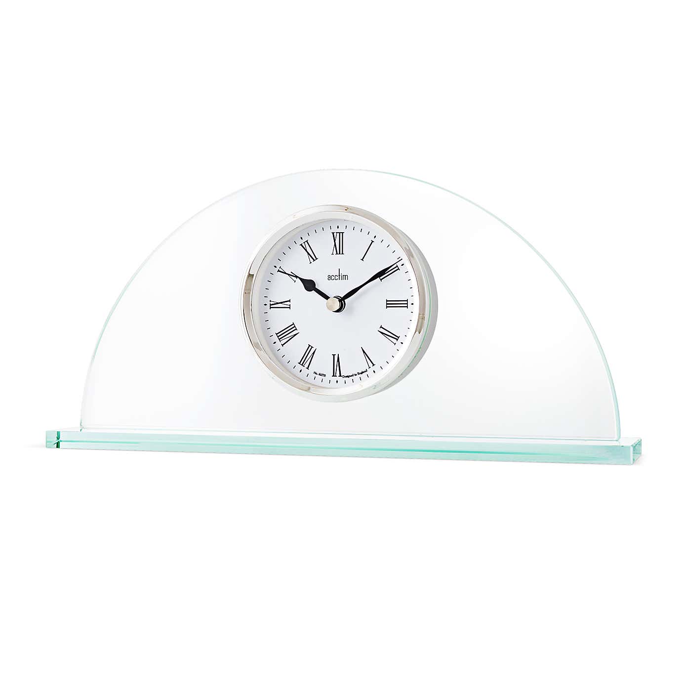 Acctim Milton Glass Mantel Clock
