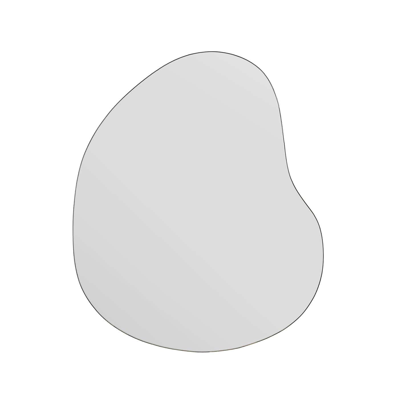 Lapillus Frameless Irregular Pebble Wall Mirror