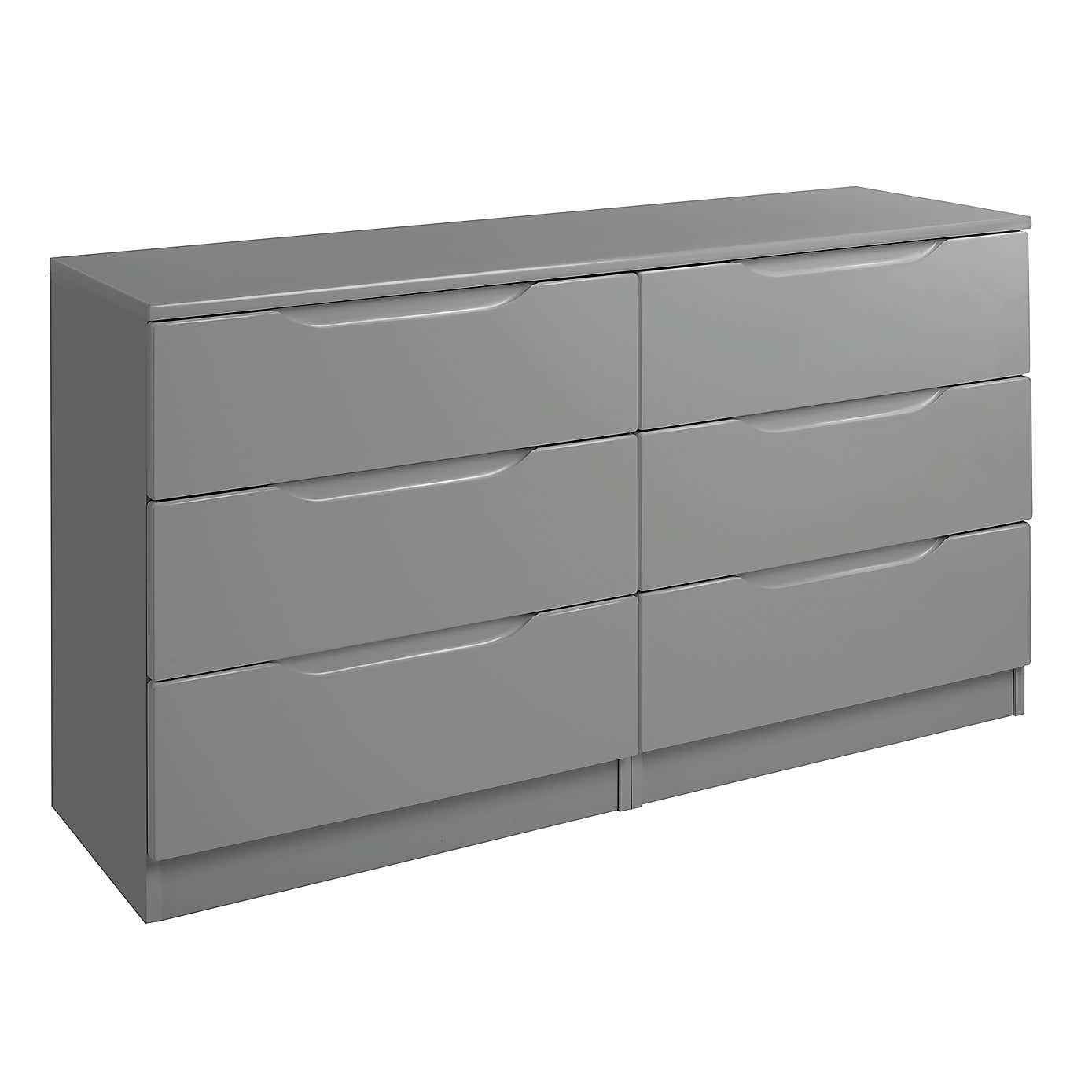 Legato Wide 6 Drawer Chest