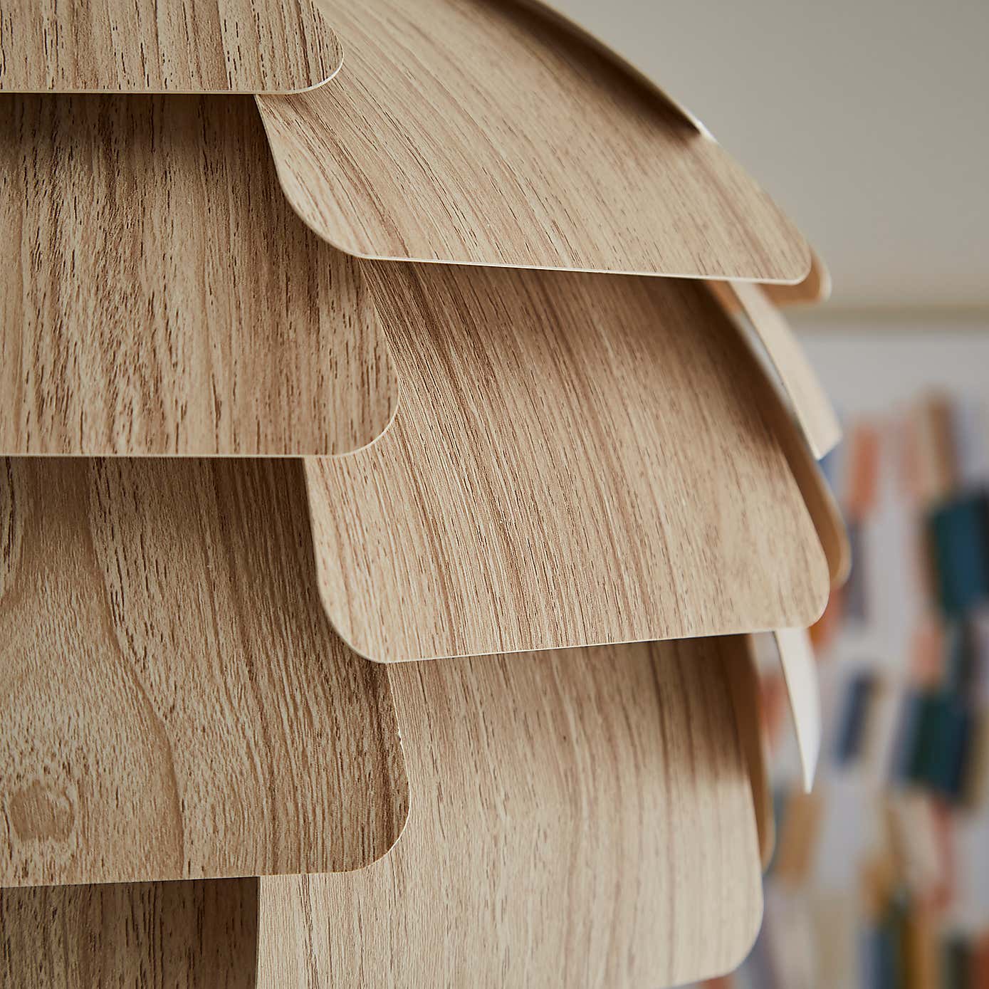 Elements Kerr Easy Fit Plastic Pendant Shade