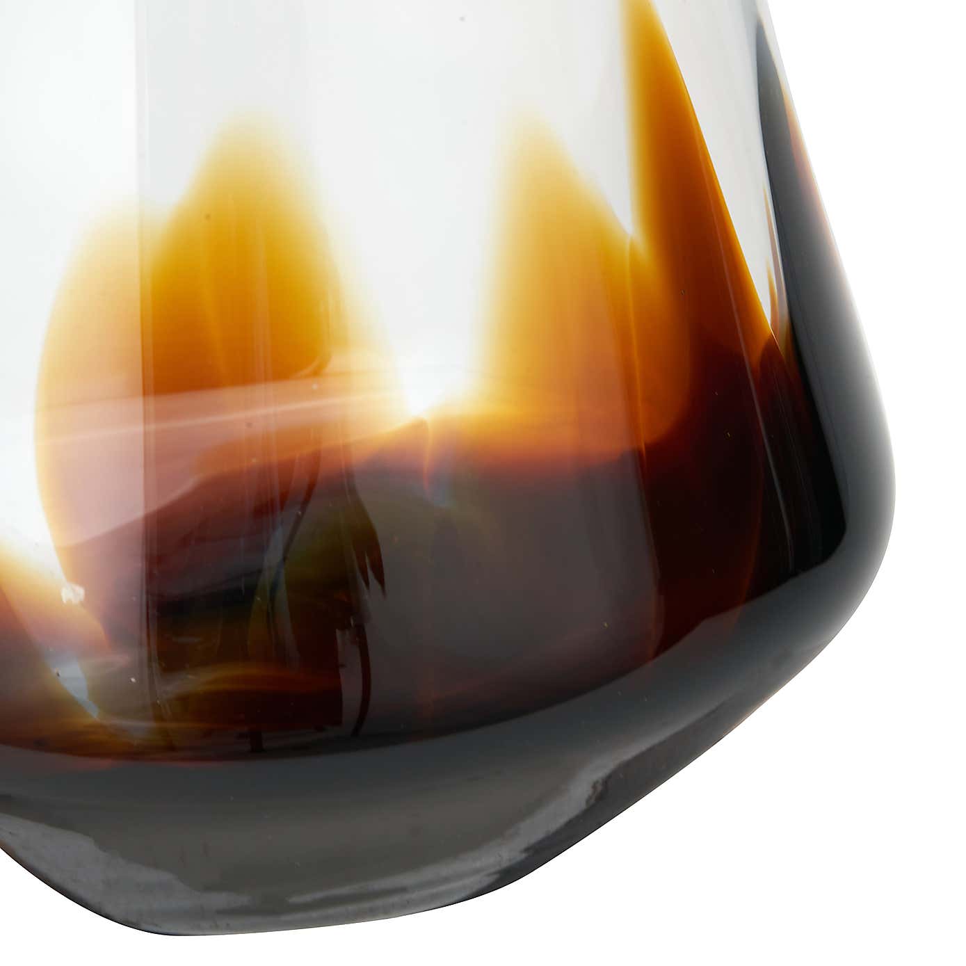 Ombre Glass Bell Vase